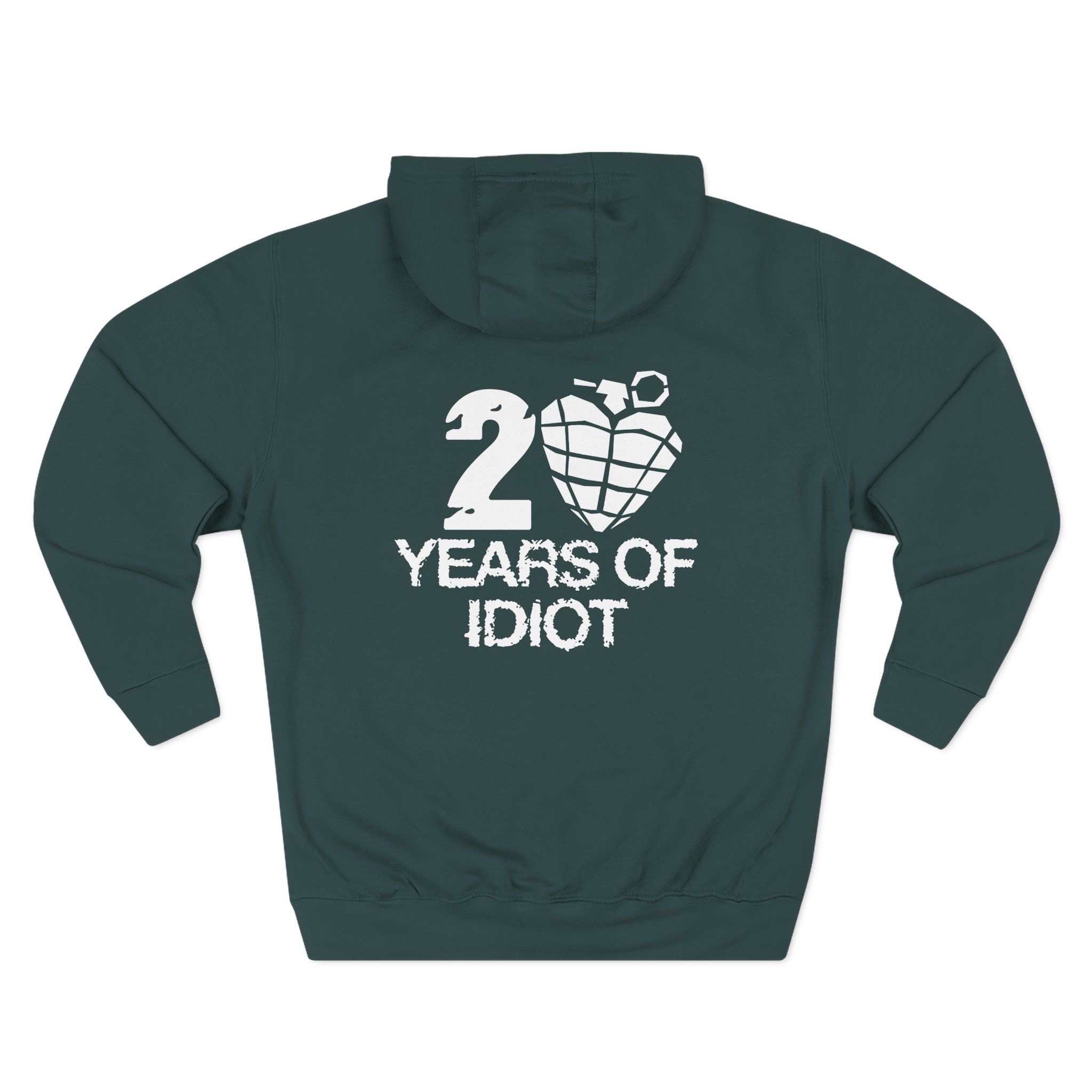 Green Day 20 Years of Idiot Three-Panel Fleece Hoodie