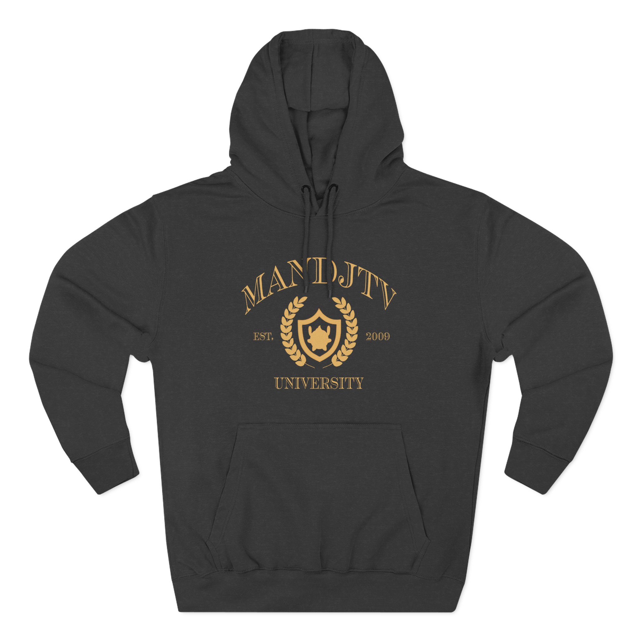 Mandjtv University Three-Panel Fleece Hoodie