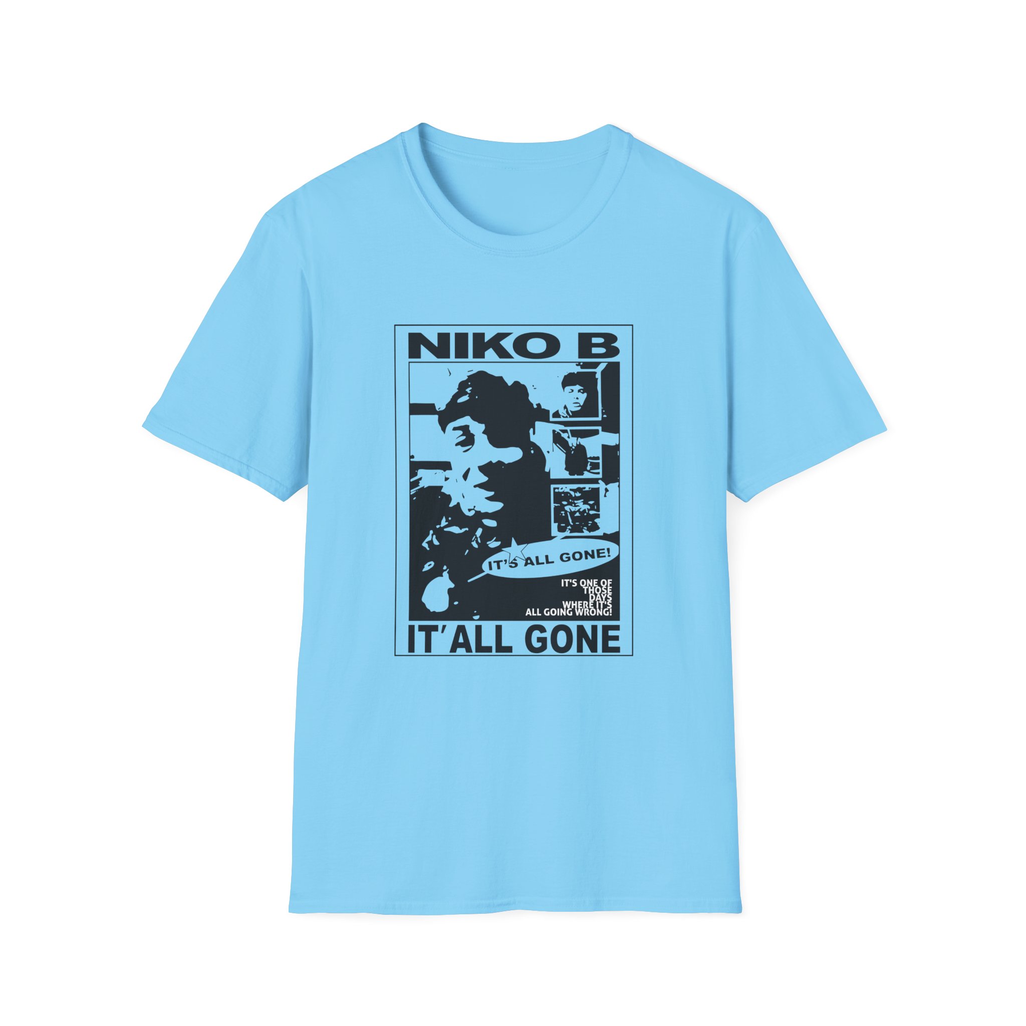 Niko B Its All Gone Unisex Softstyle T-shirt