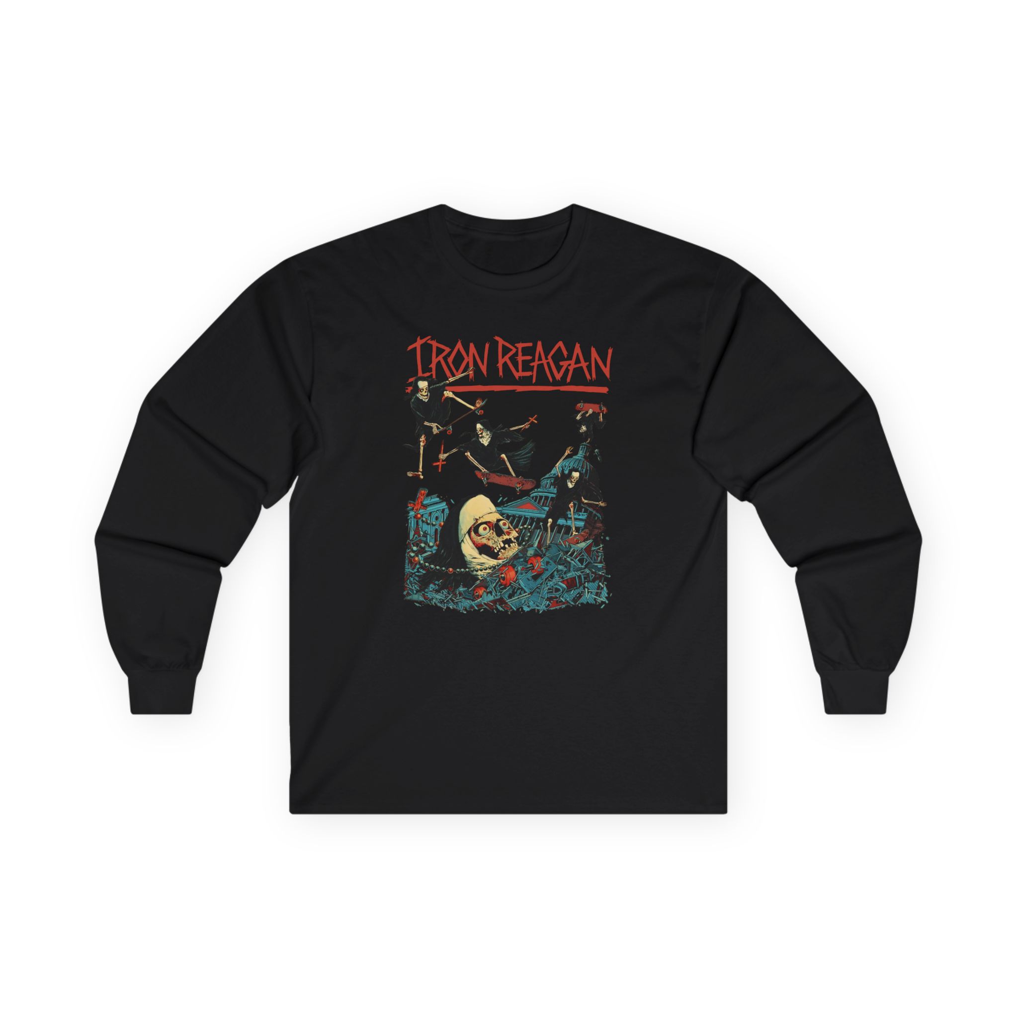 Iron Reagan Unisex Ultra Cotton Long Sleeve Tee