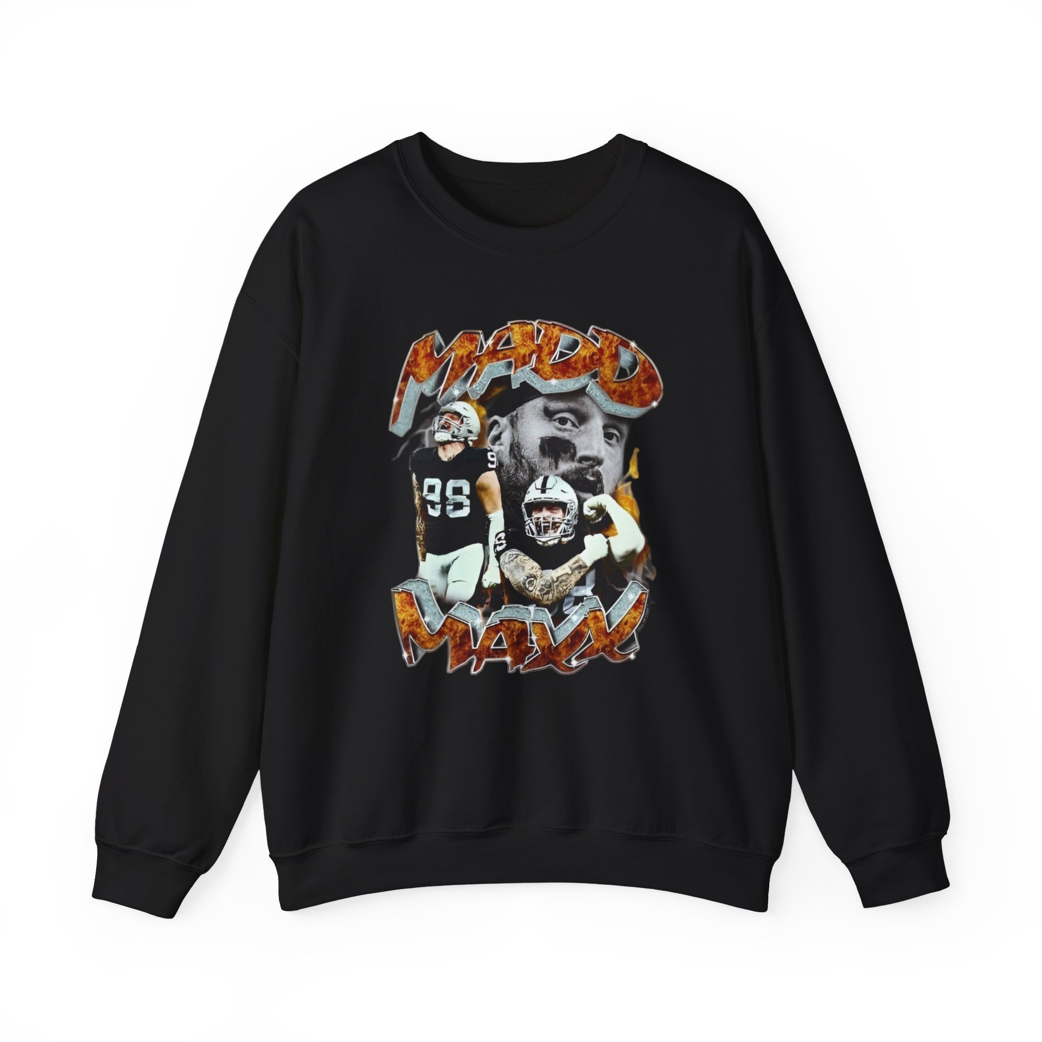 Maxx Crosby Mad Maxx Unisex Heavy Blendâ„¢ Crewneck Sweatshirt
