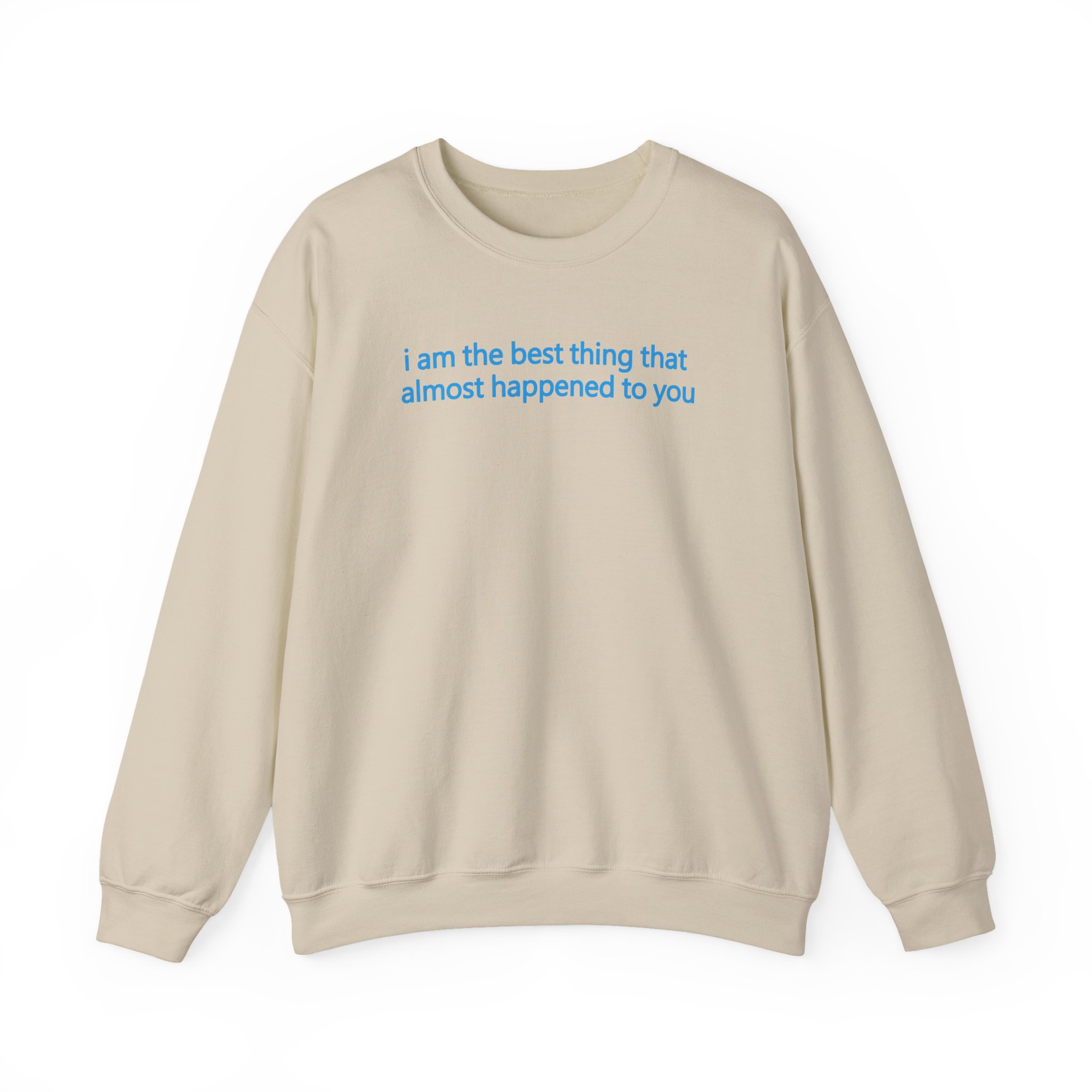 Maisie Peters I Am the Best Thing That Almost Happened to You Unisex Heavy Blendâ„¢ Crewneck Sweatshirt