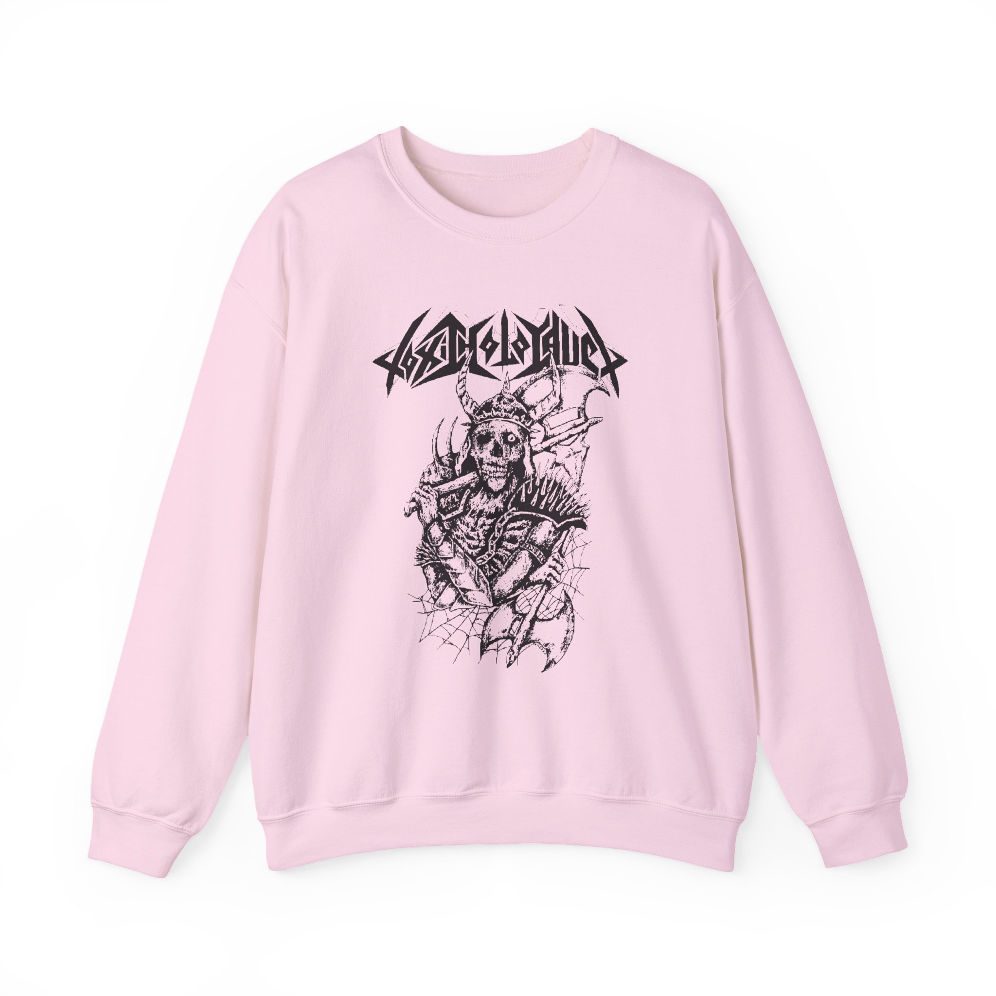 Toxic Holocaust Battle Axe Unisex Heavy Blendâ„¢ Crewneck Sweatshirt