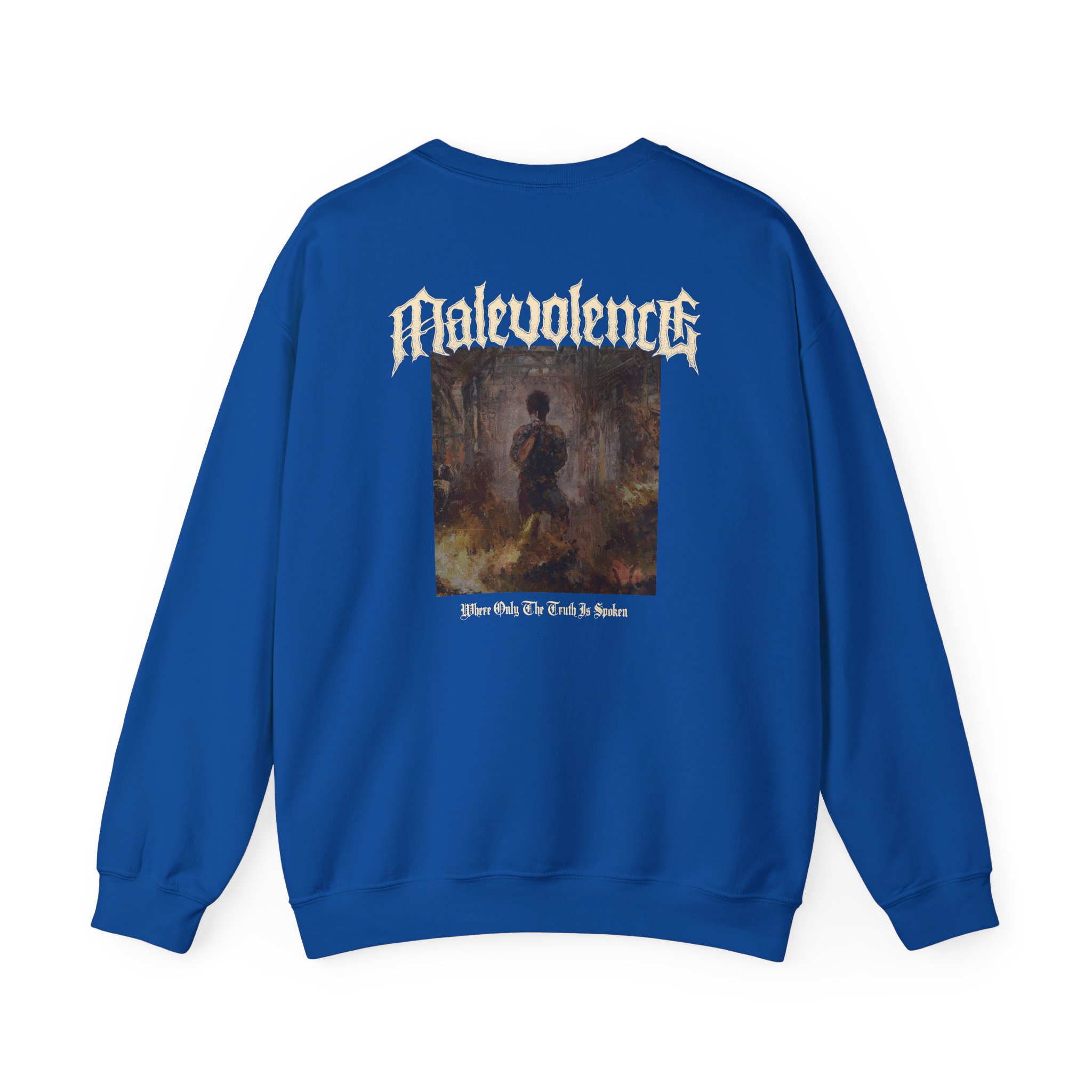 Malevolence Where Only the Truth is Spoken Unisex Heavy Blend Crewneck Sweatshirt