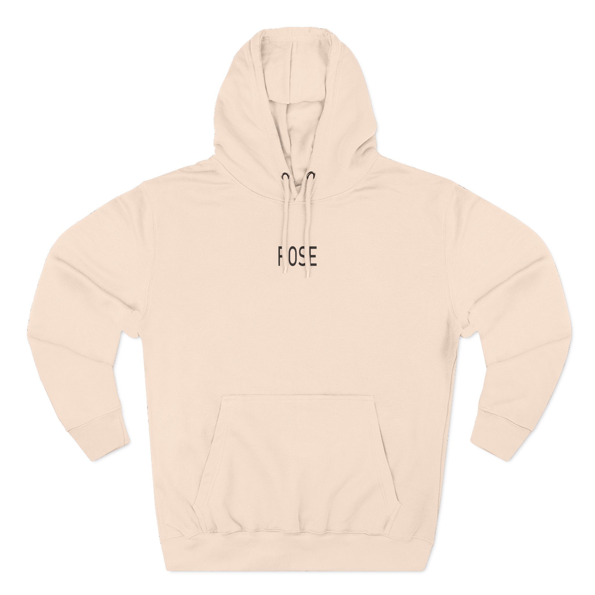 B Rose Three-Panel Fleece Hoodie