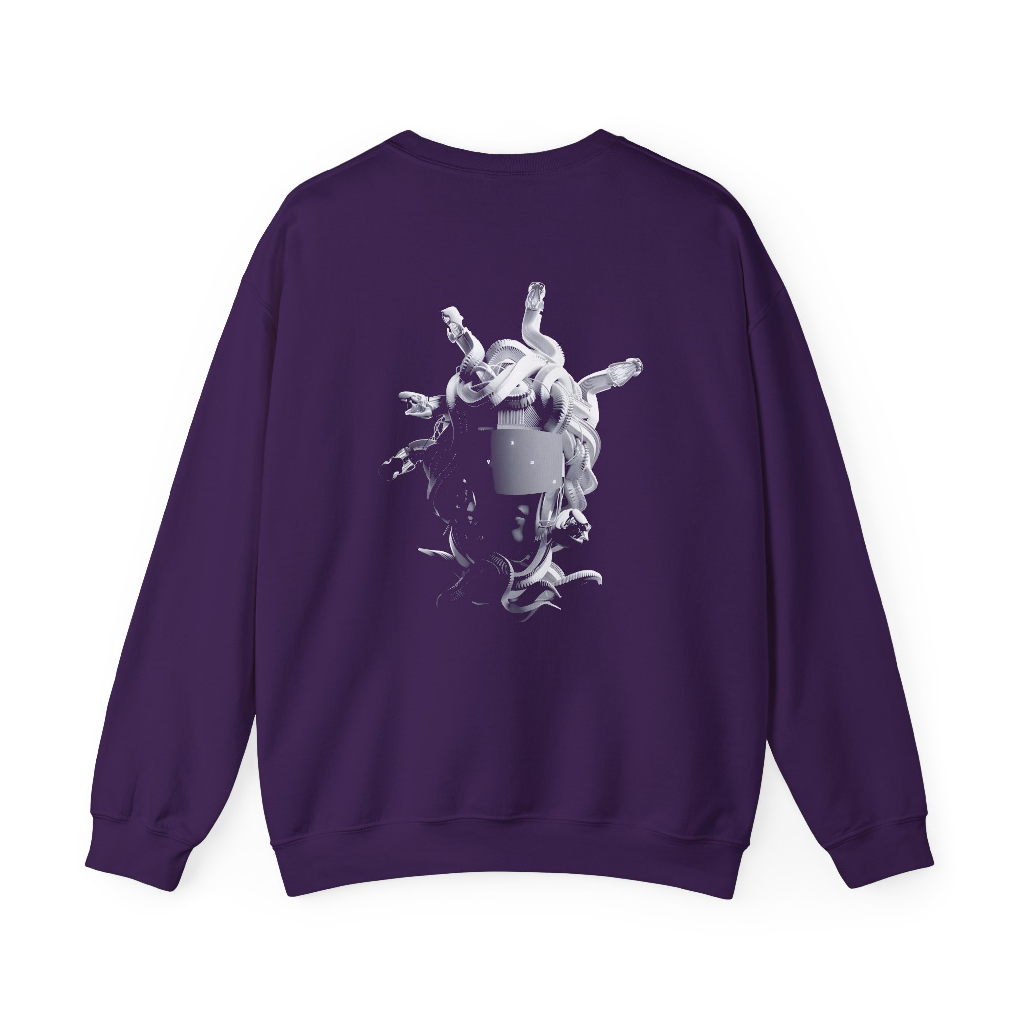 Meduza Greyscale Head Unisex Heavy Blendâ„¢ Crewneck Sweatshirt