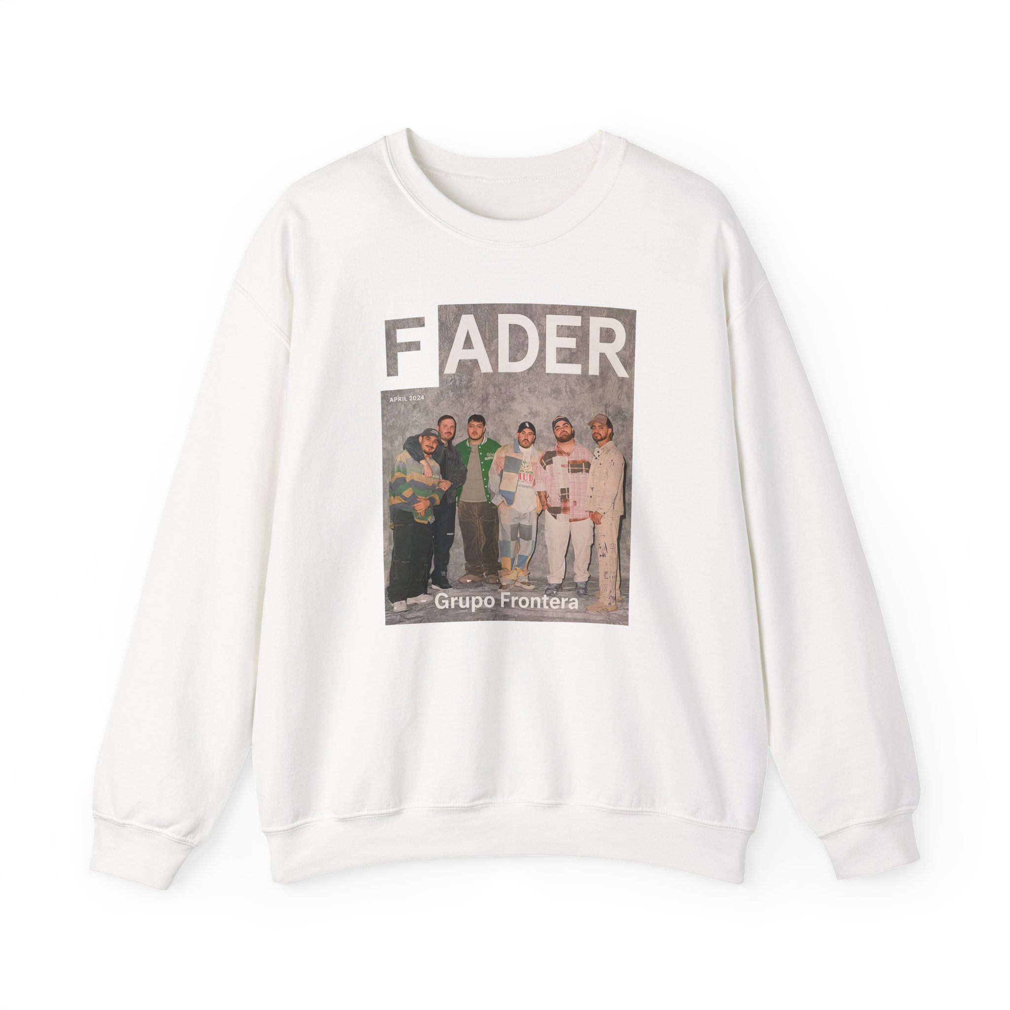 Grupo Frontera the Fader Cover Unisex Heavy Blendâ„¢ Crewneck Sweatshirt