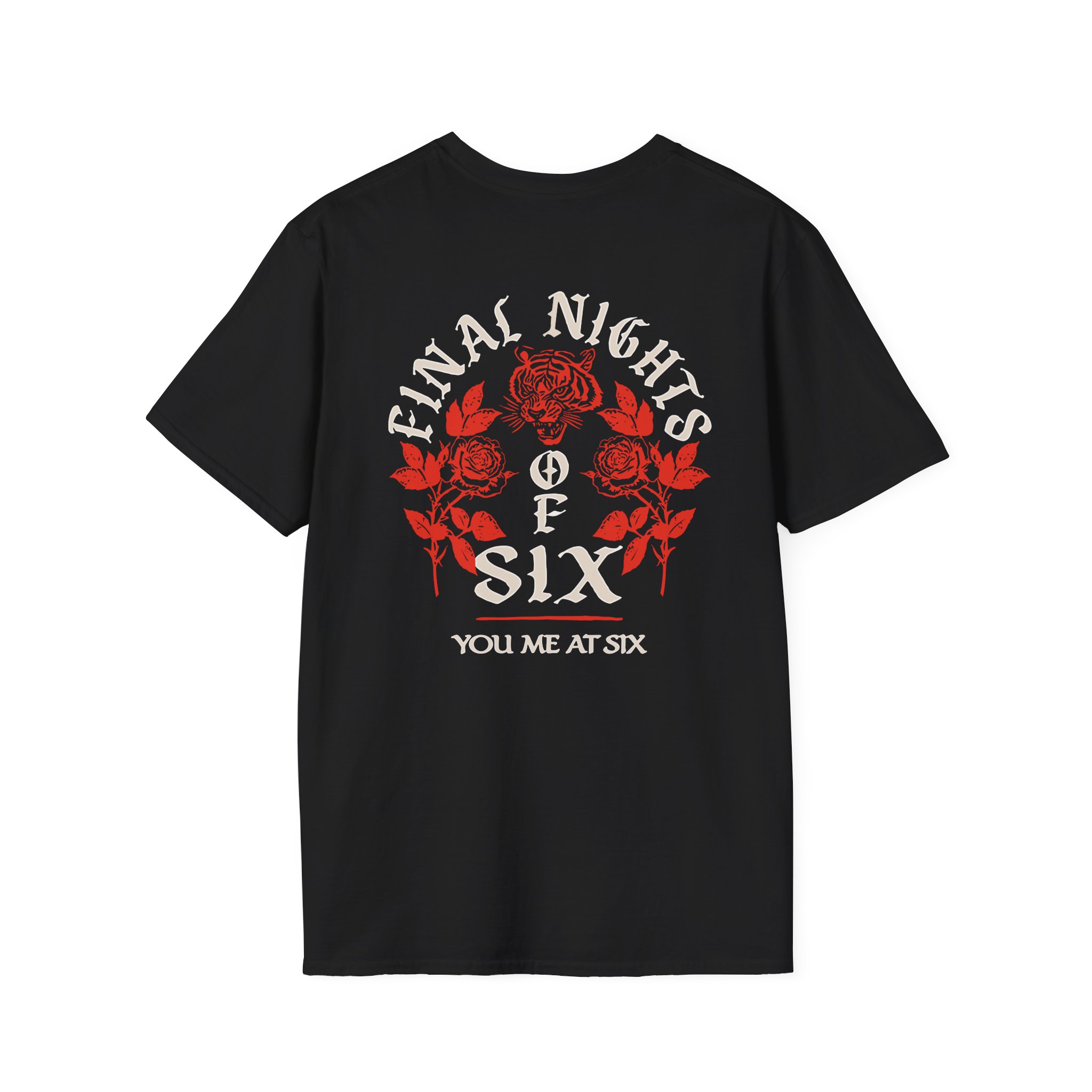 You Me at Six Final Nights of Six Tour Unisex Softstyle T-Shirt