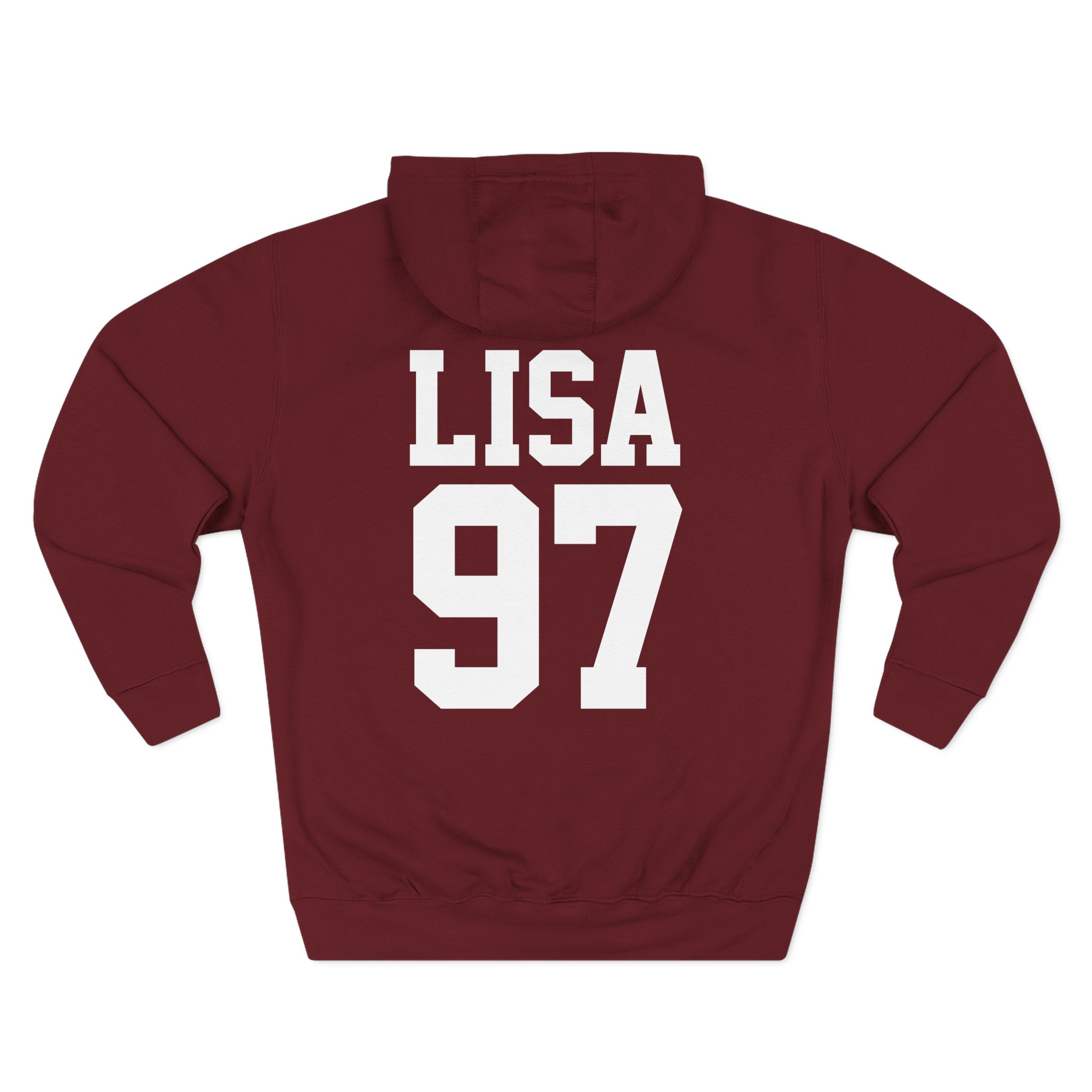 B Lisa 97 Three-Panel Fleece Hoodie
