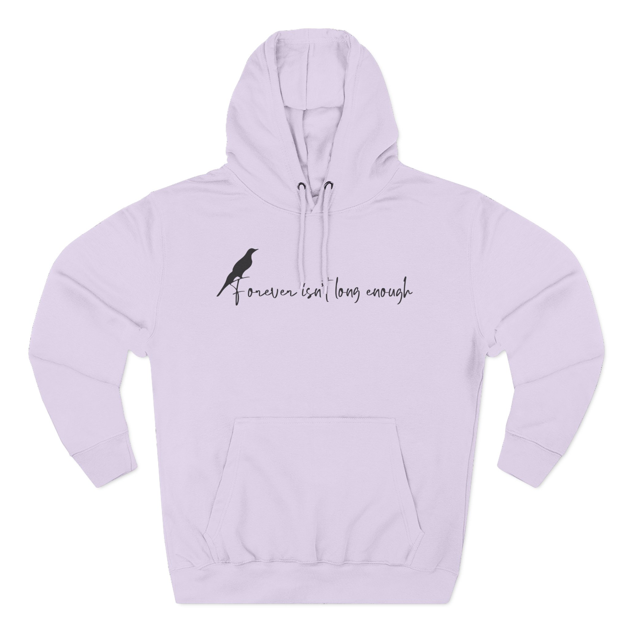 Nina Dobrev Forever Isn’t Long Enough Three-Panel Fleece Hoodie