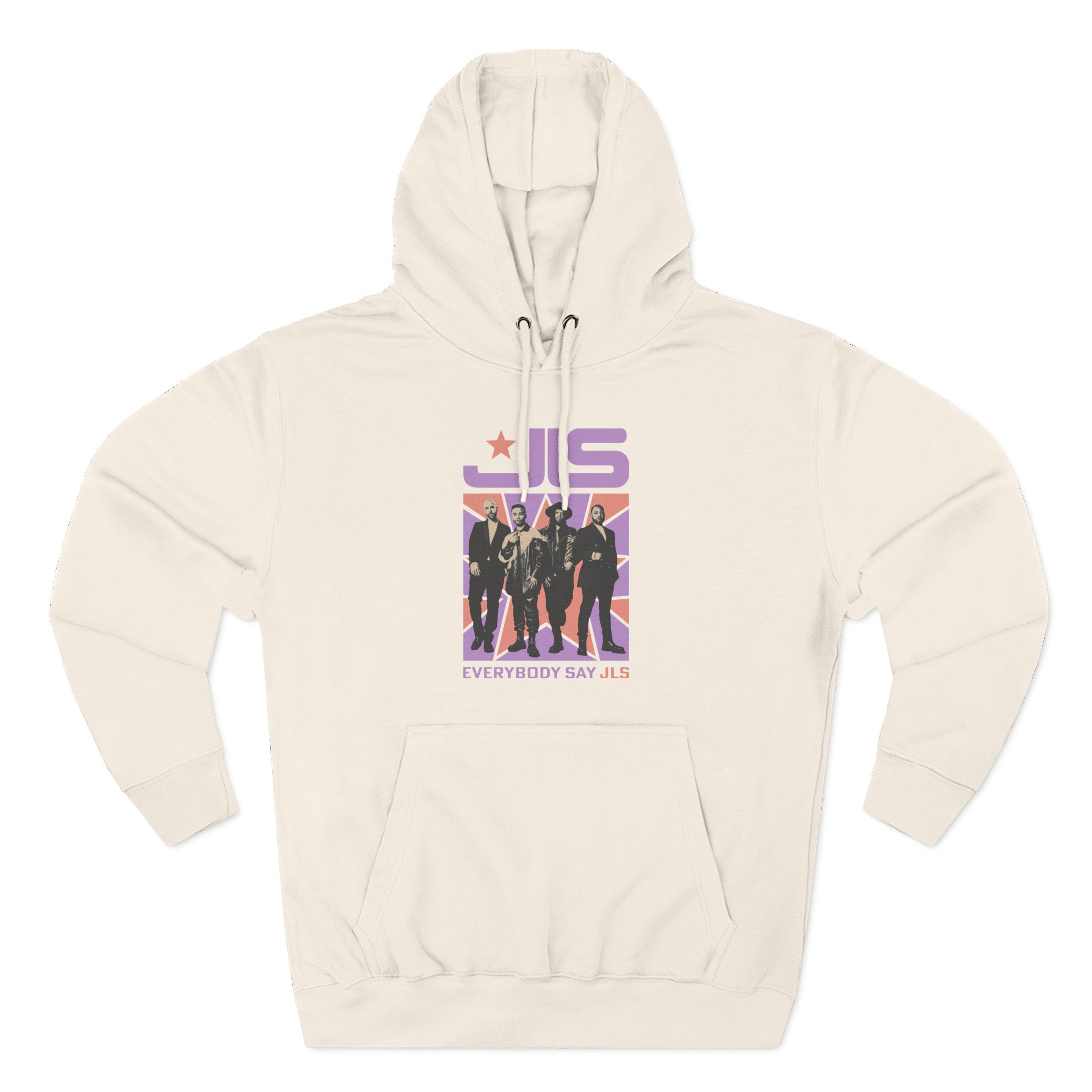 JLS, Everybody Say JLS Photo Star Three-Panel Fleece Hoodie