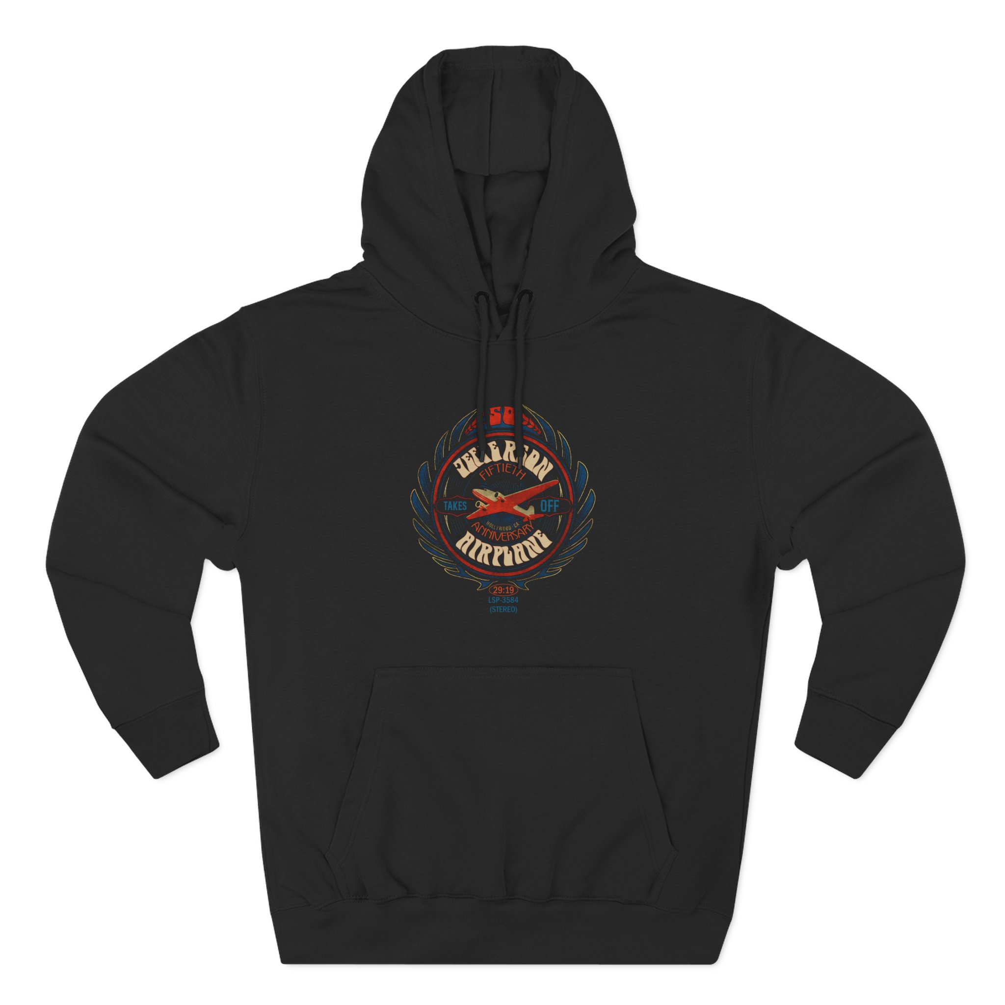 Jefferson Airplane Three-Panel Fleece Hoodie