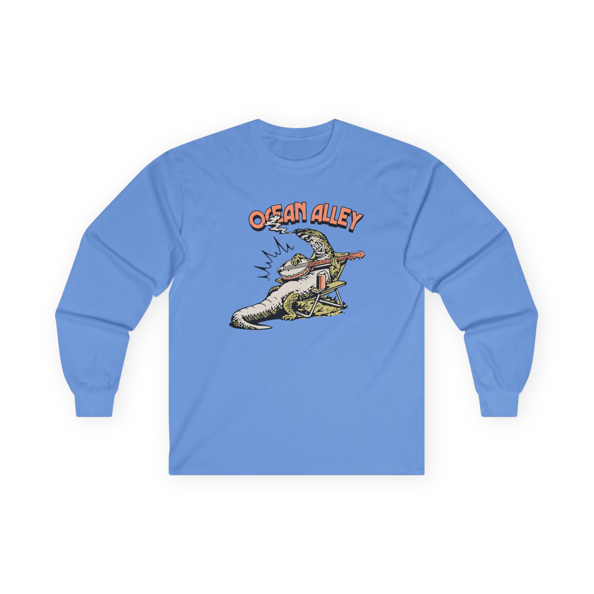 Ocean Alley Lizard Unisex Ultra Cotton Long Sleeve Tee