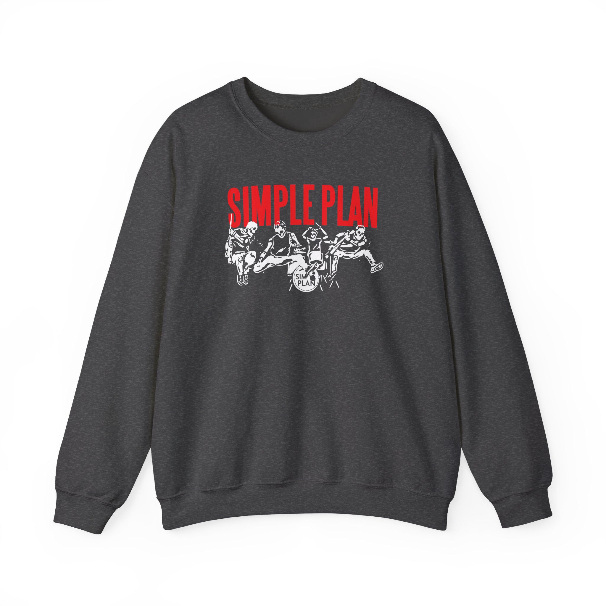 Simple Plan Live Skeleton Unisex Heavy Blendâ„¢ Crewneck Sweatshirt