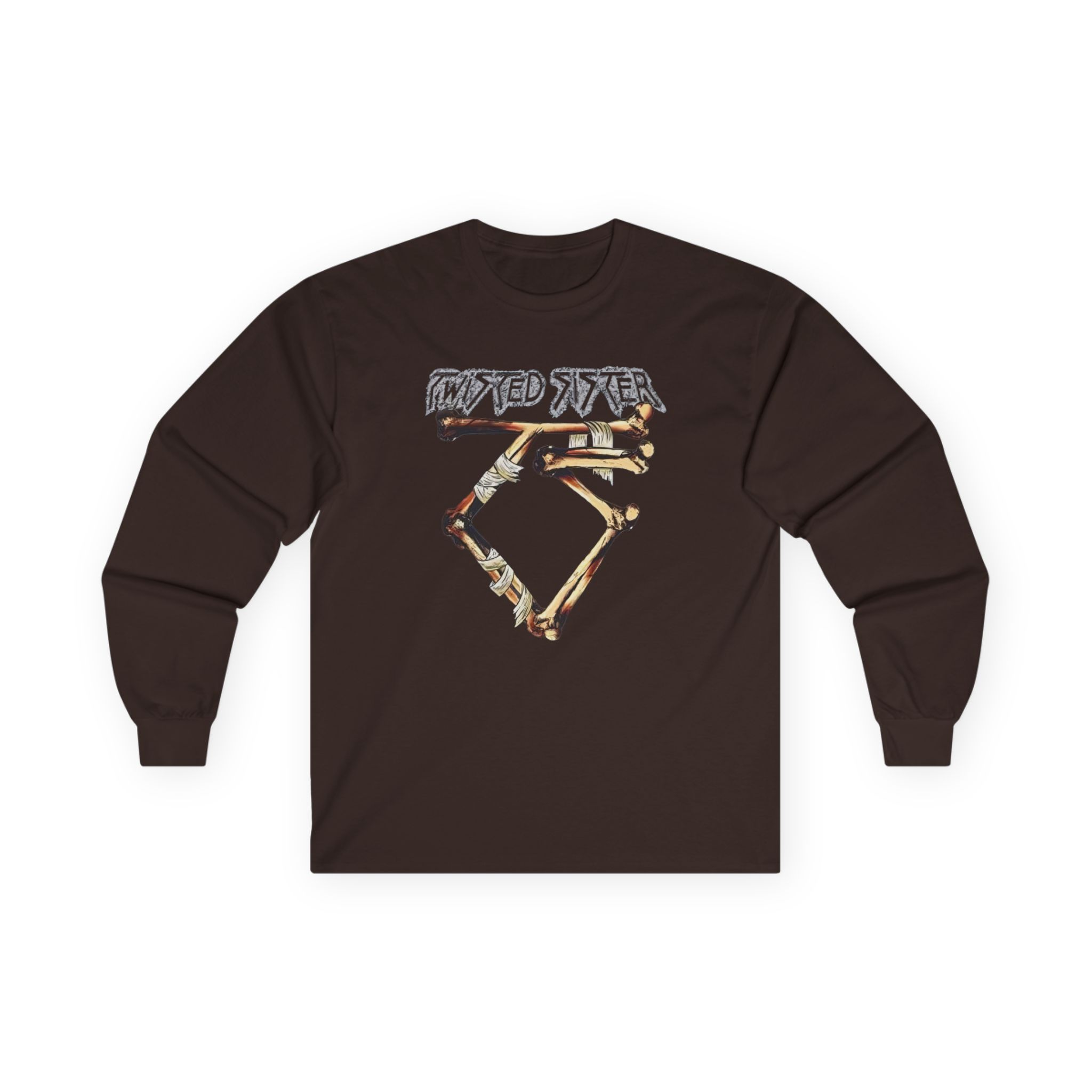 Popfunk Twisted Sister Bone Logo Unisex Ultra Cotton Long Sleeve Tee