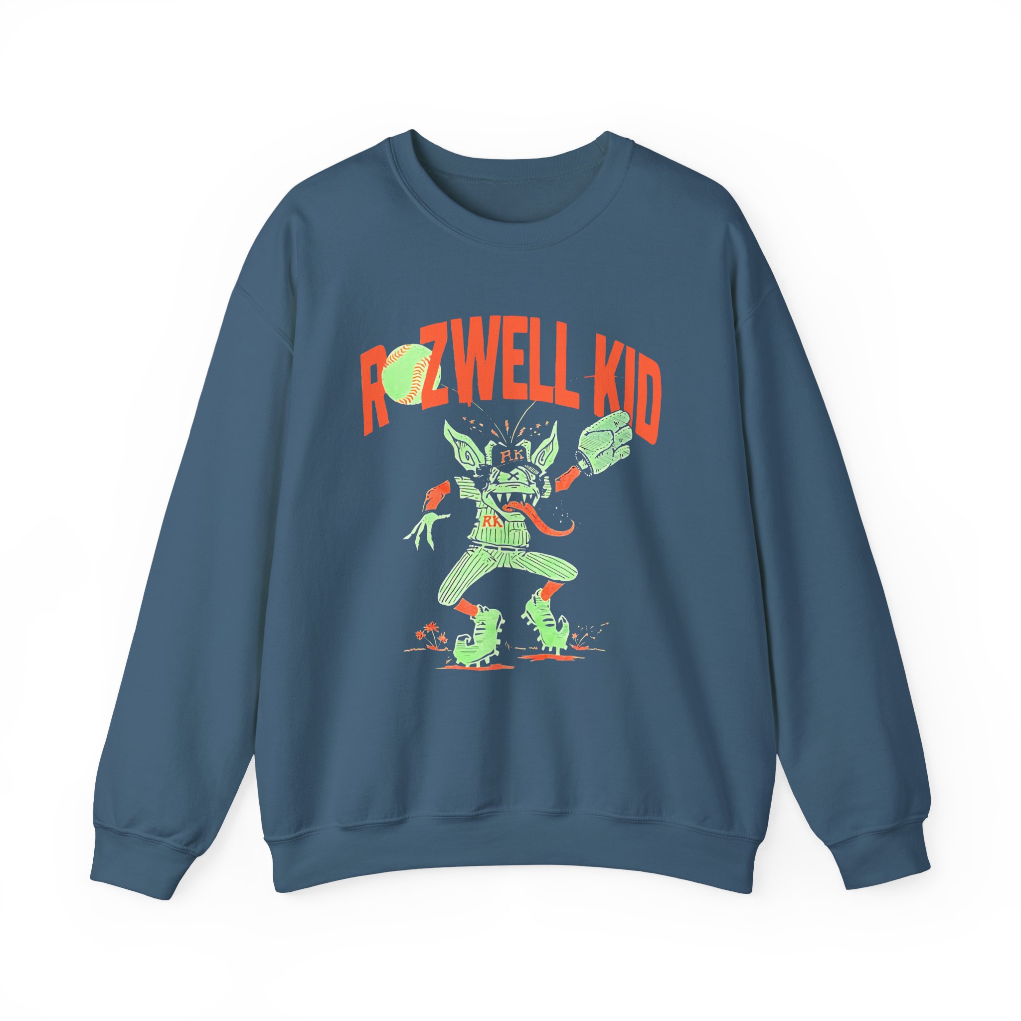 Rozwell Kid Baseball Goblin Unisex Heavy Blendâ„¢ Crewneck Sweatshirt