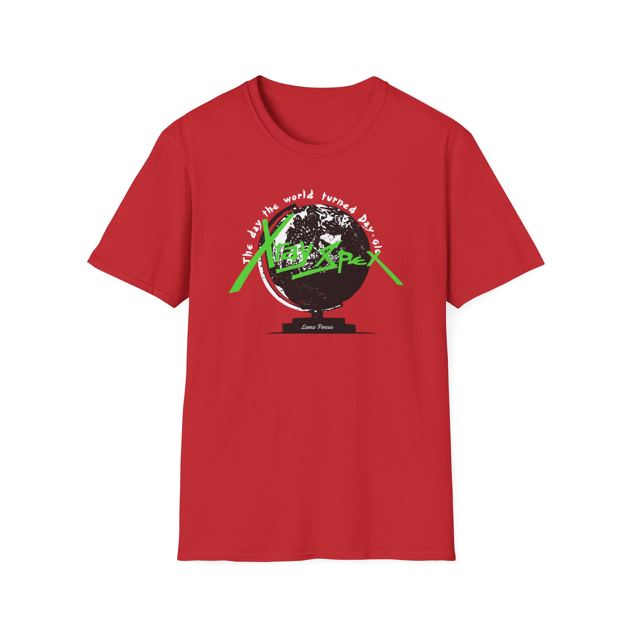 X-ray Spex Day-Glo Globe Unisex Softstyle T-Shirt