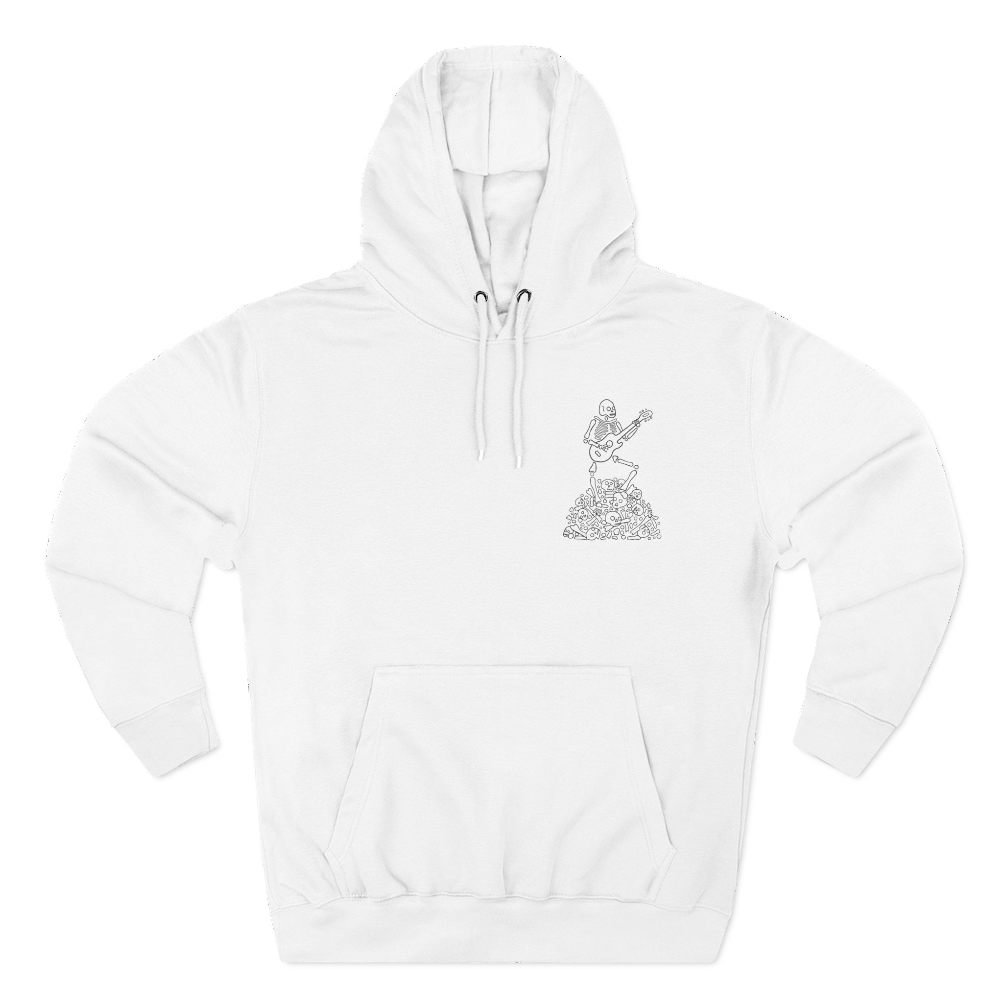 I Think You Should Leave the Night That the Skeletons Came to Life Three-Panel Fleece Hoodie