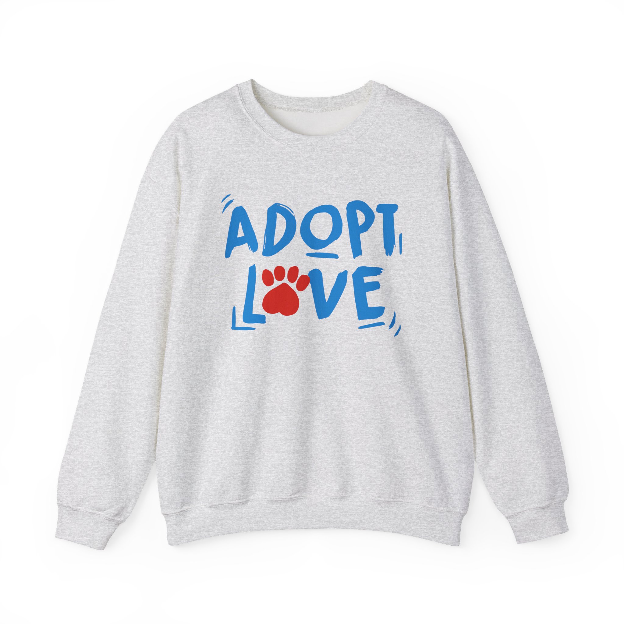 Nina Dobrev Adopt Love Unisex Heavy Blendâ„¢ Crewneck Sweatshirt