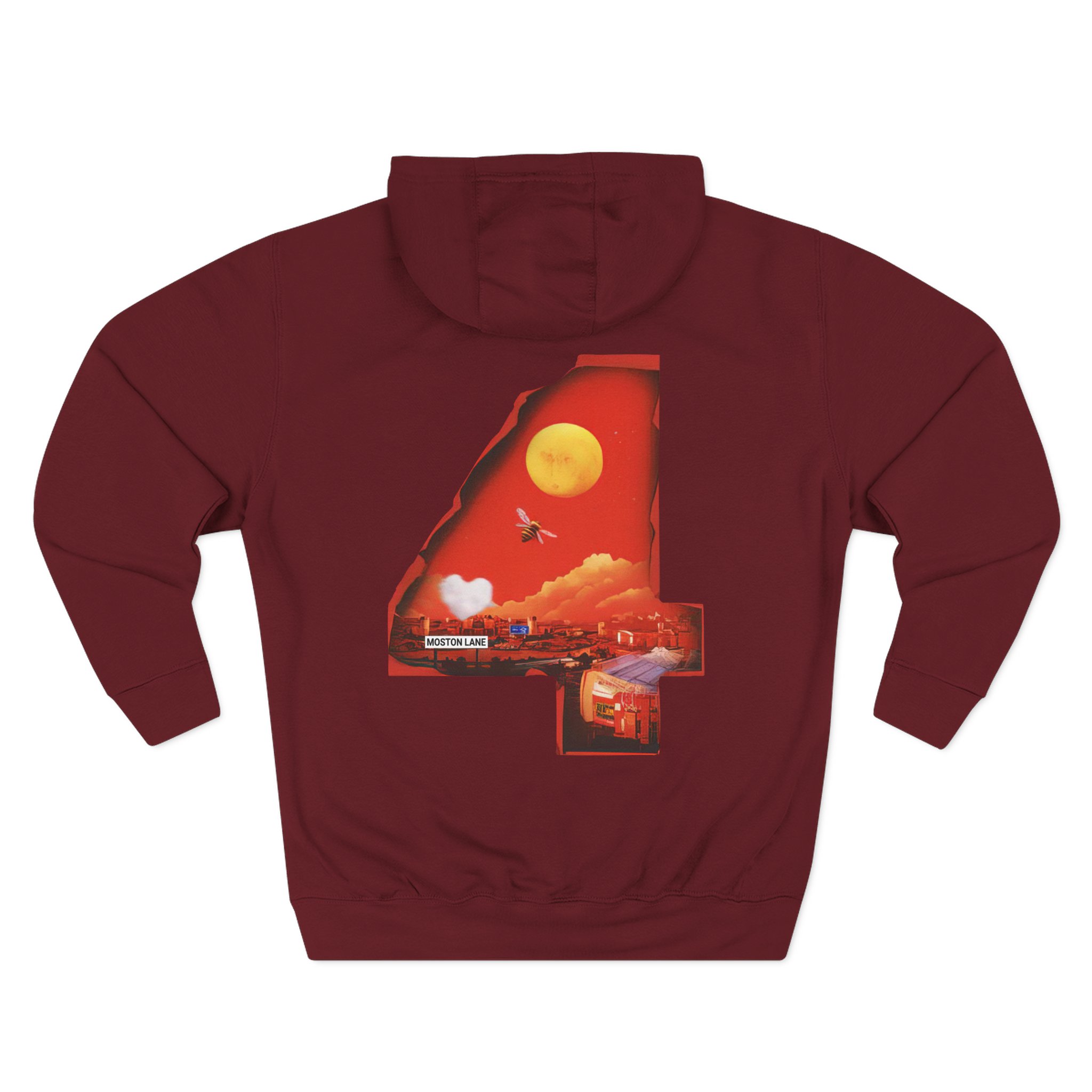 Aitch 4 Three-Panel Fleece Hoodie