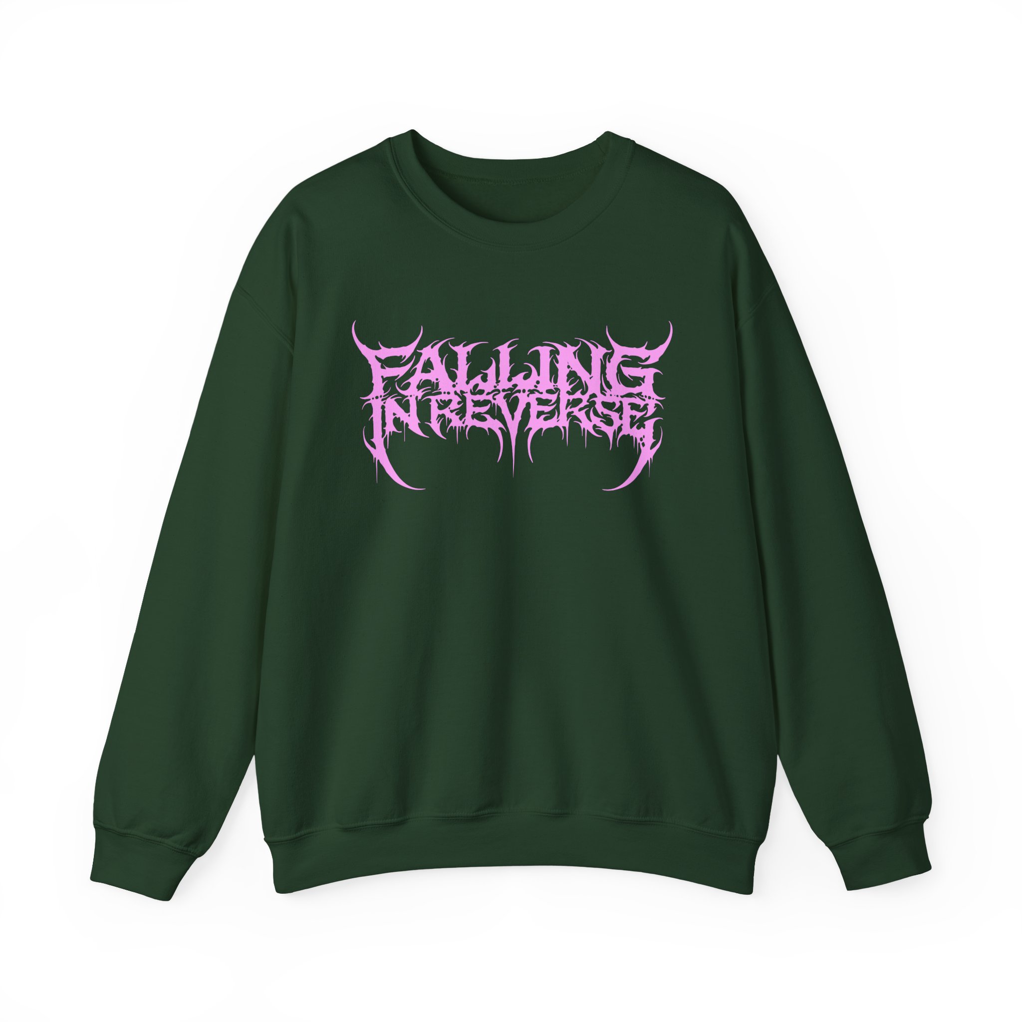 Falling in Reverse Popular Monster Text Unisex Heavy Blendâ„¢ Crewneck Sweatshirt