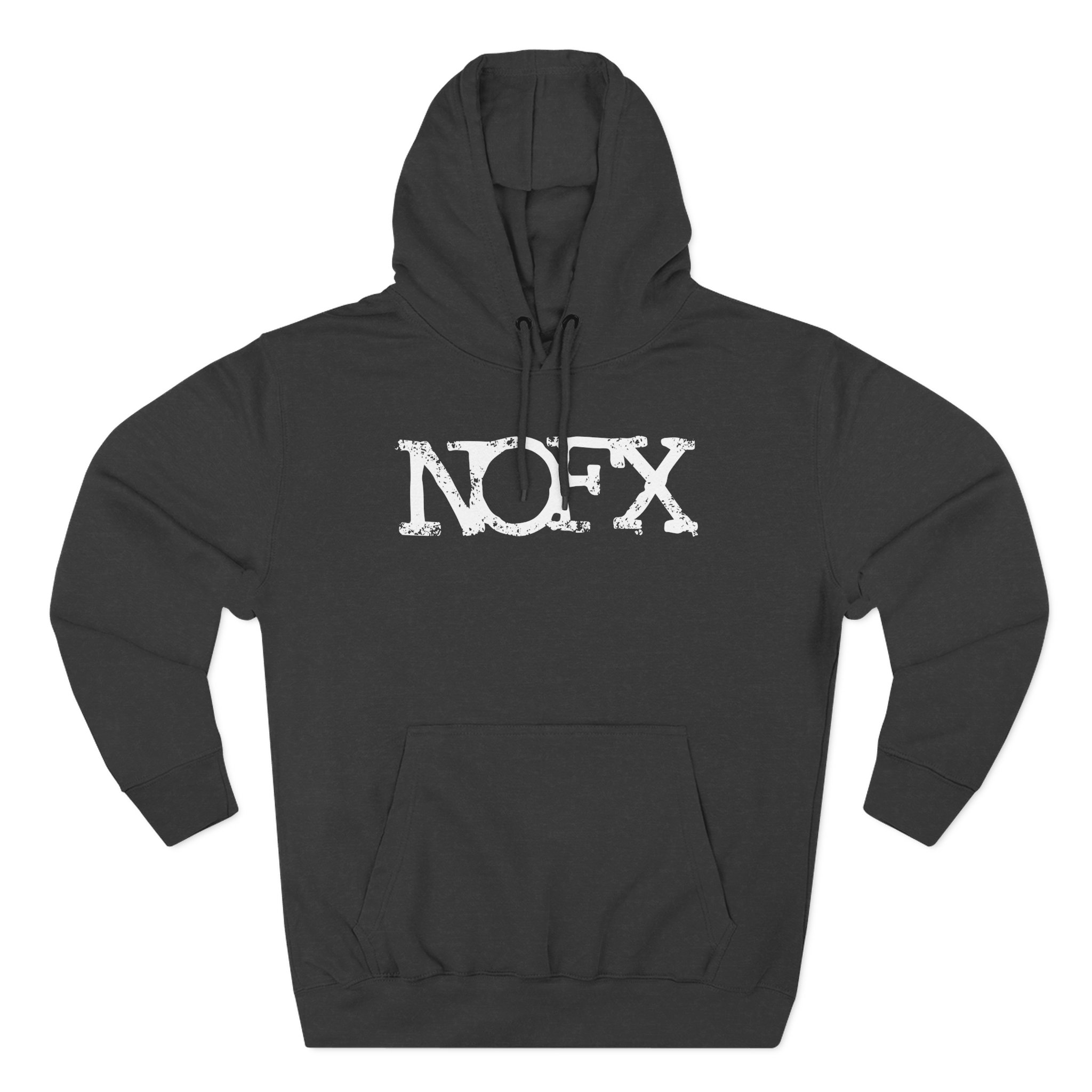 Nofx Jumping Girl Three-Panel Fleece Hoodie