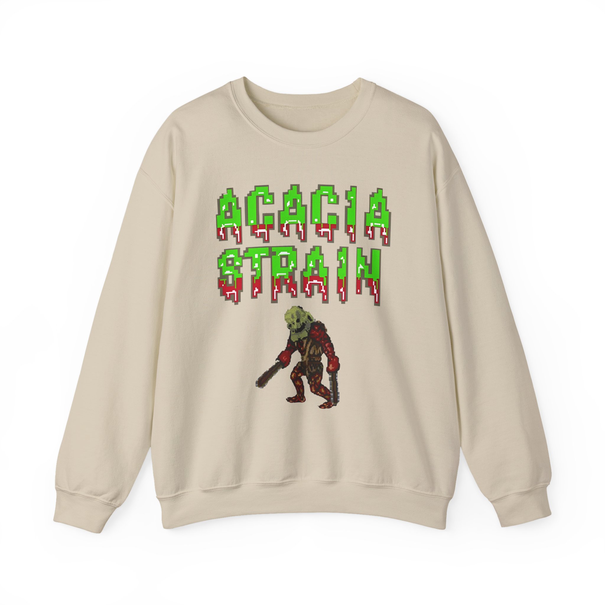 The Acacia Strain Splatterhouse Unisex Heavy Blendâ„¢ Crewneck Sweatshirt