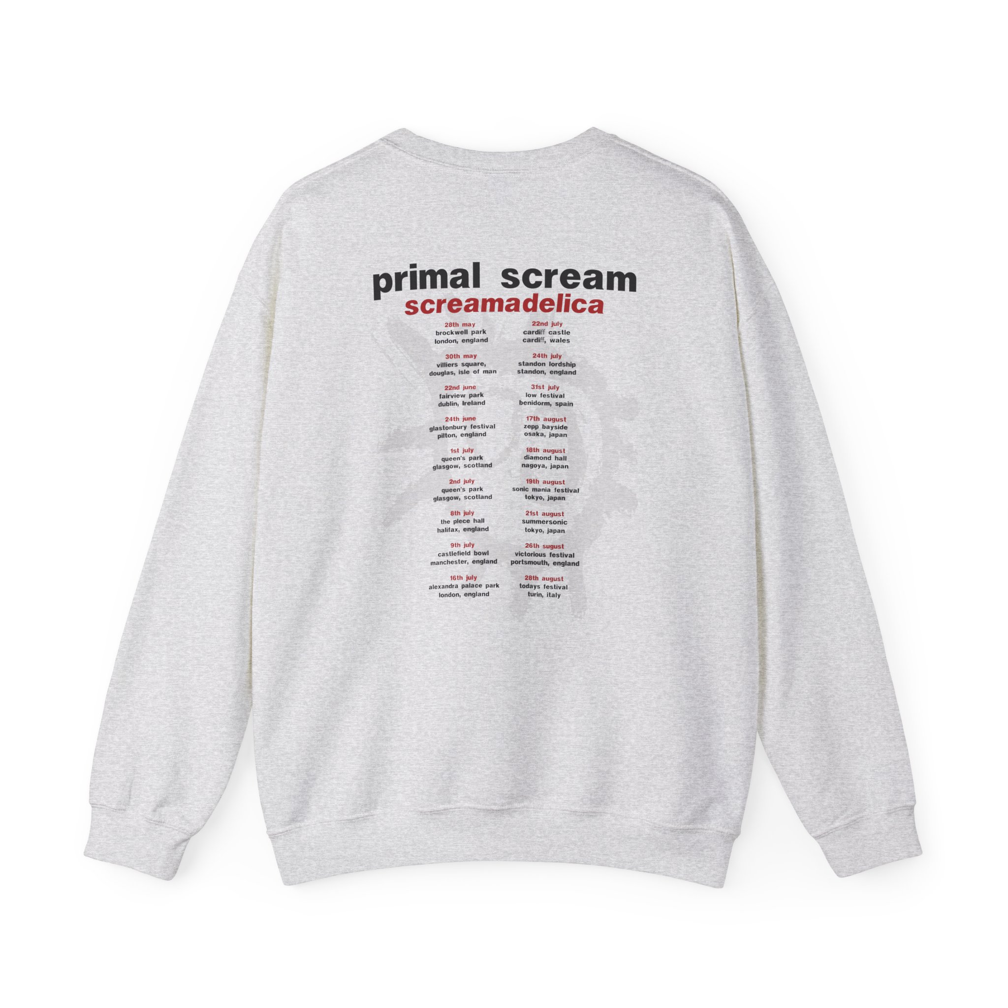 Primal Scream Screamadelica Tour Unisex Heavy Blendâ„¢ Crewneck Sweatshirt