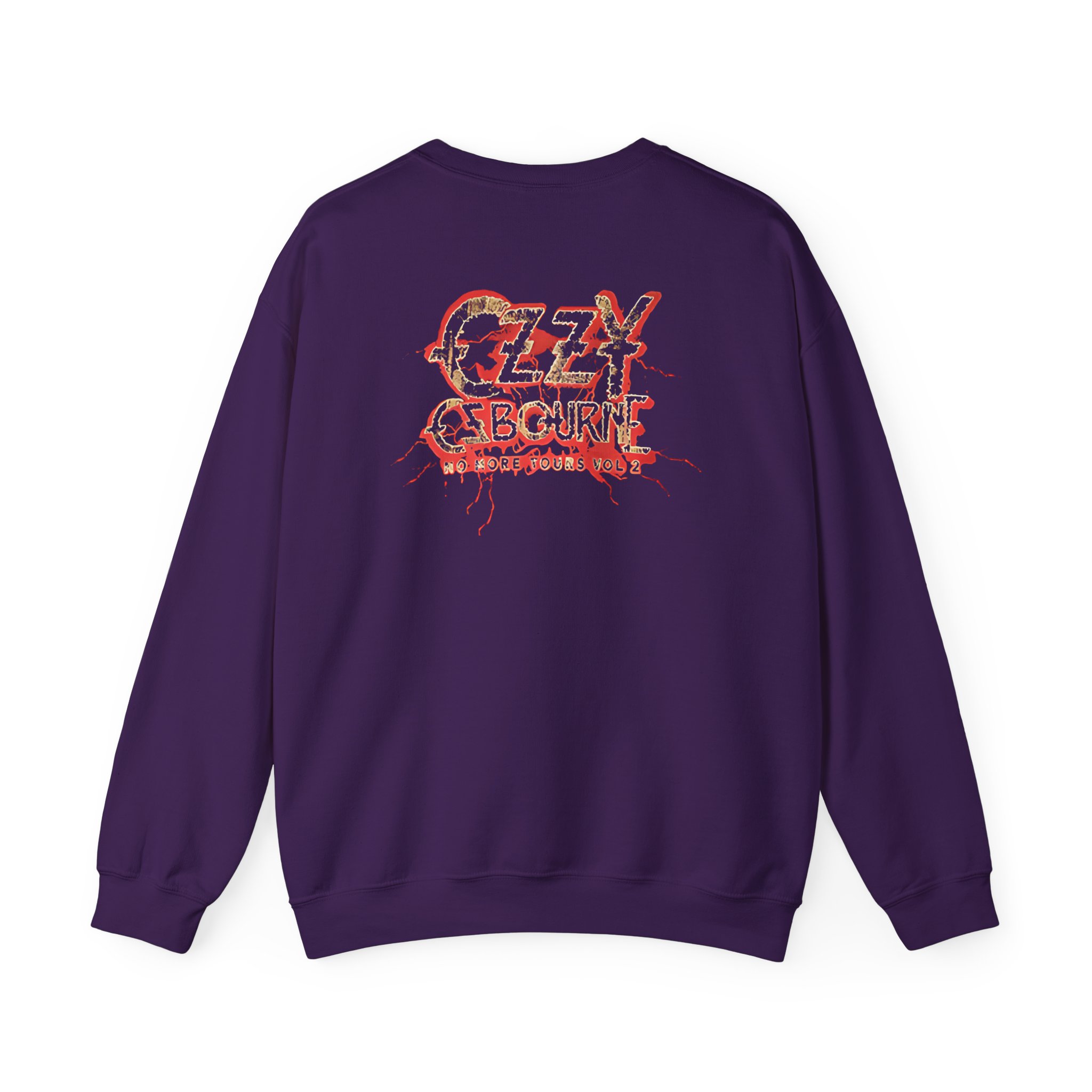 Ozzy Osbourne Red Lightning Tourback Unisex Heavy Blendâ„¢ Crewneck Sweatshirt