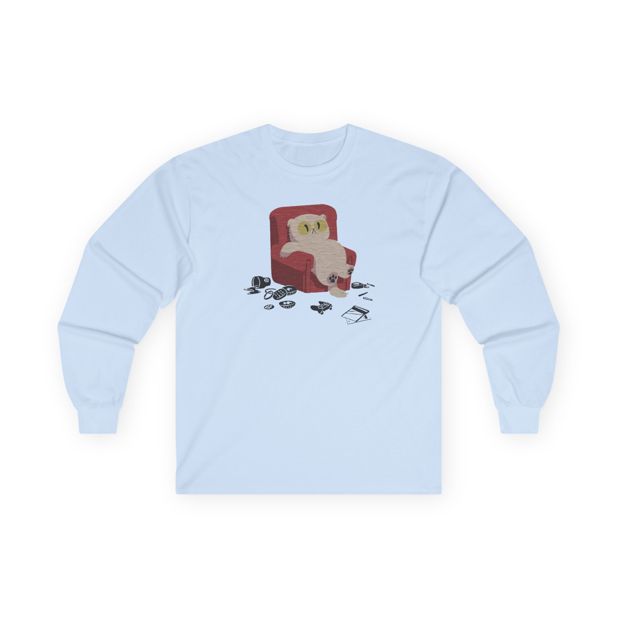 Lirik Lazycat Unisex Ultra Cotton Long Sleeve Tee