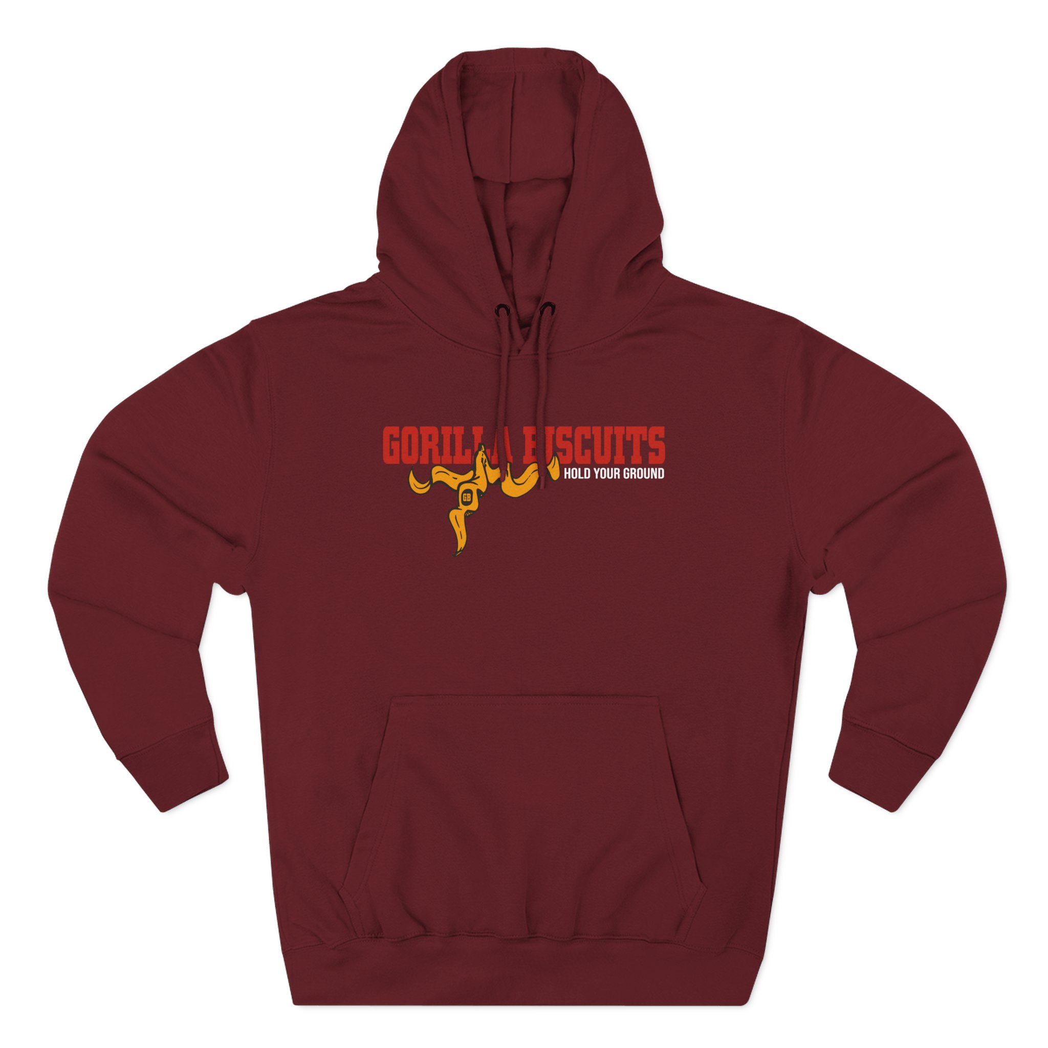 Gorilla Biscuits Hold Your Ground Three-Panel Fleece Hoodie