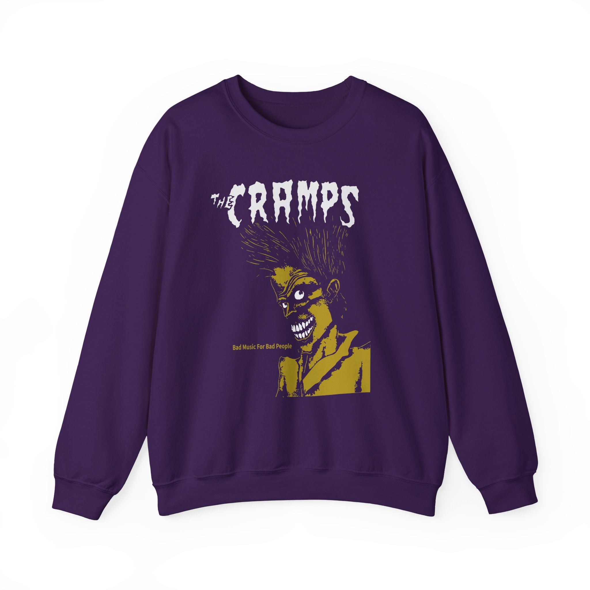 The Cramps Bad Music for Bad People Unisex Heavy Blendâ„¢ Crewneck Sweatshirt