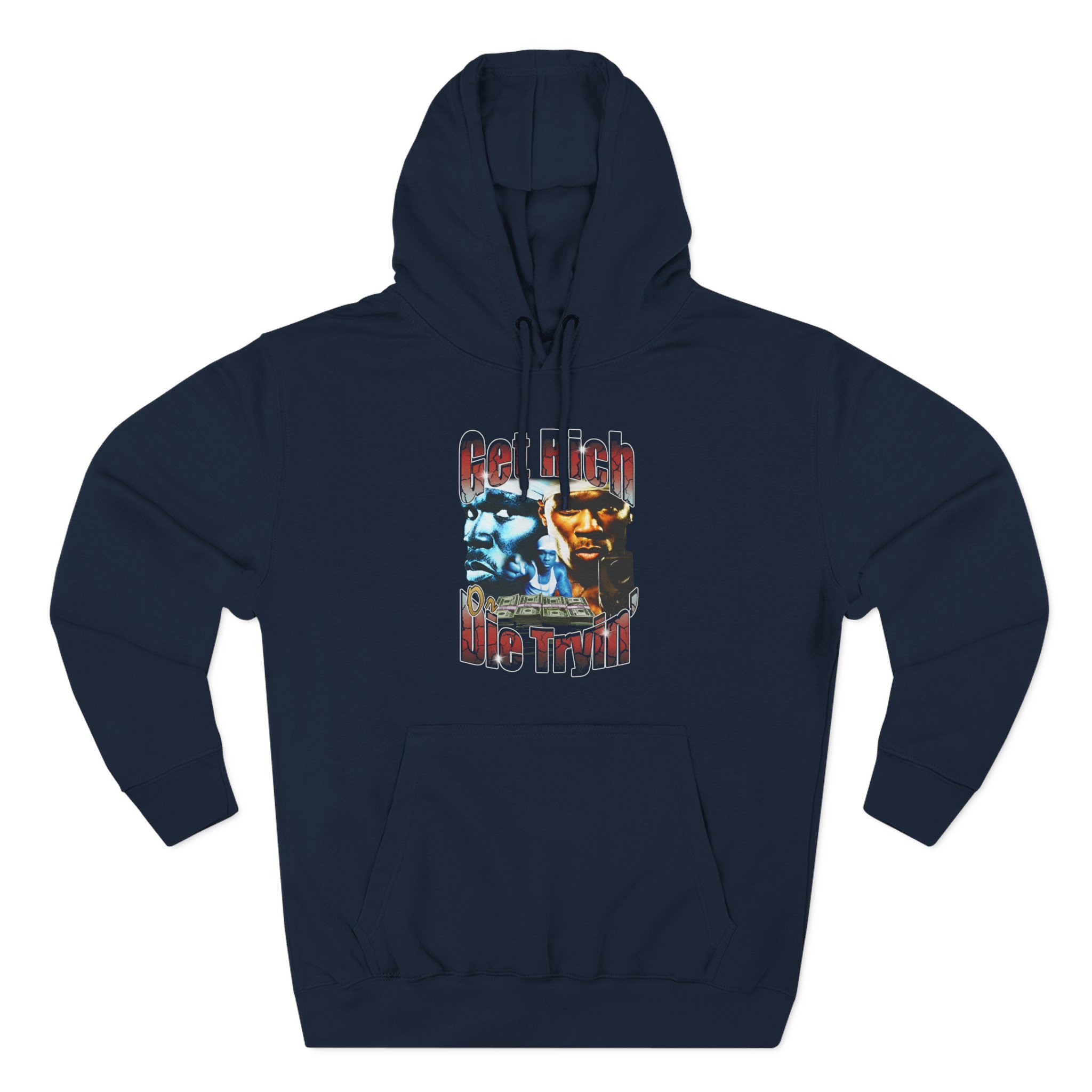 50 Cent Get Rich or Die Tryin Three-Panel Fleece Hoodie