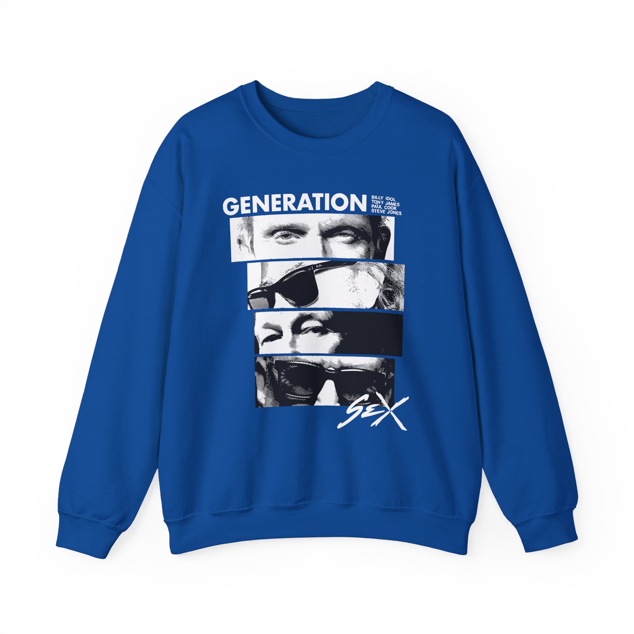 Billy Idol Eye Stack Unisex Heavy Blendâ„¢ Crewneck Sweatshirt