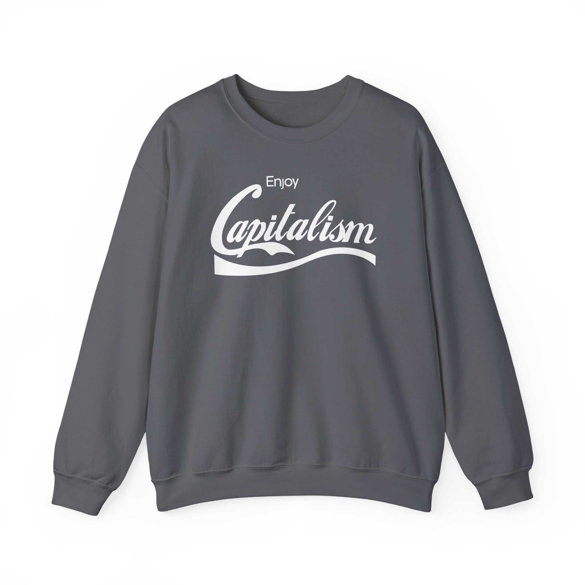 Valuetainment Enjoy Capitalism Unisex Heavy Blendâ„¢ Crewneck Sweatshirt