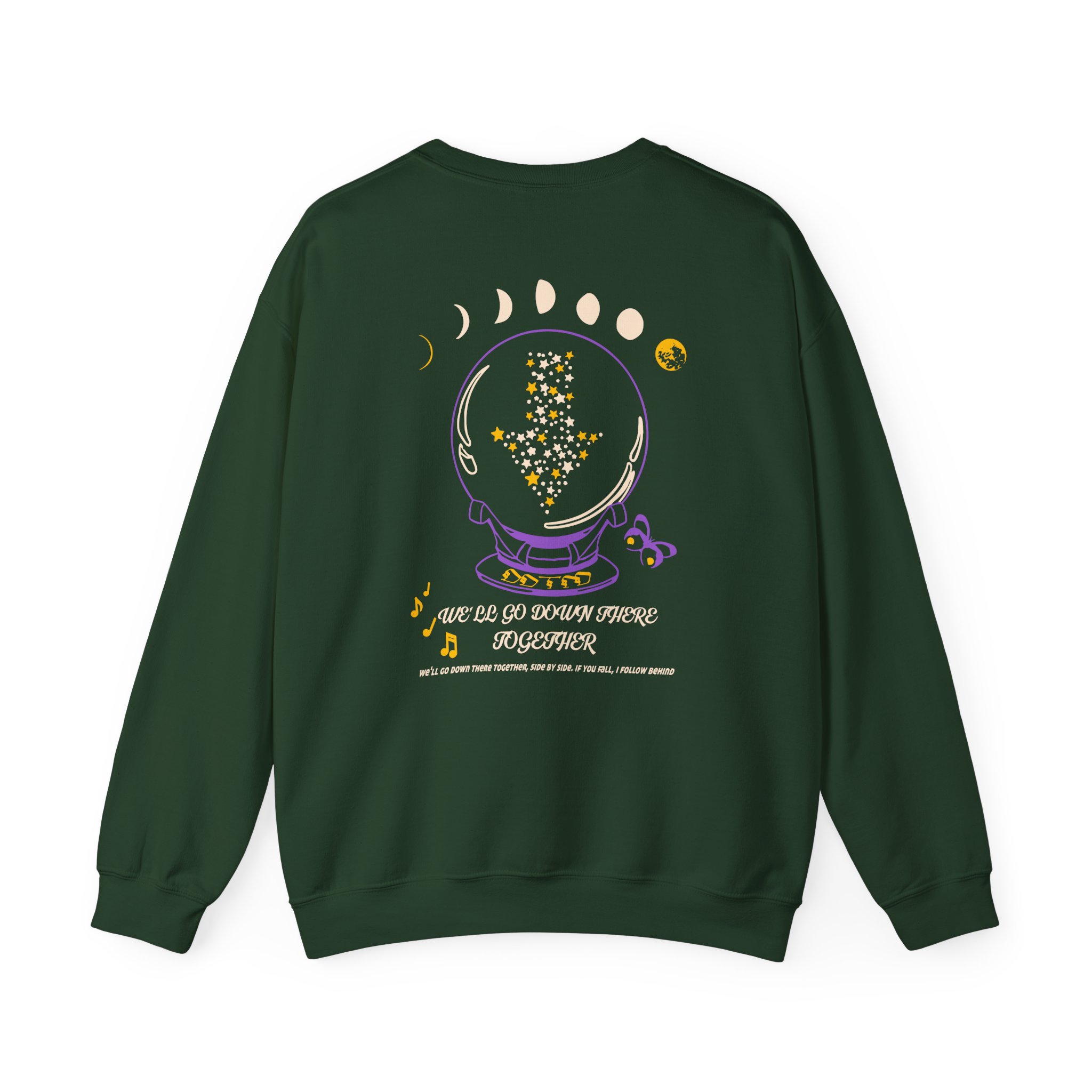 Foxing Crystal Ball Unisex Heavy Blendâ„¢ Crewneck Sweatshirt