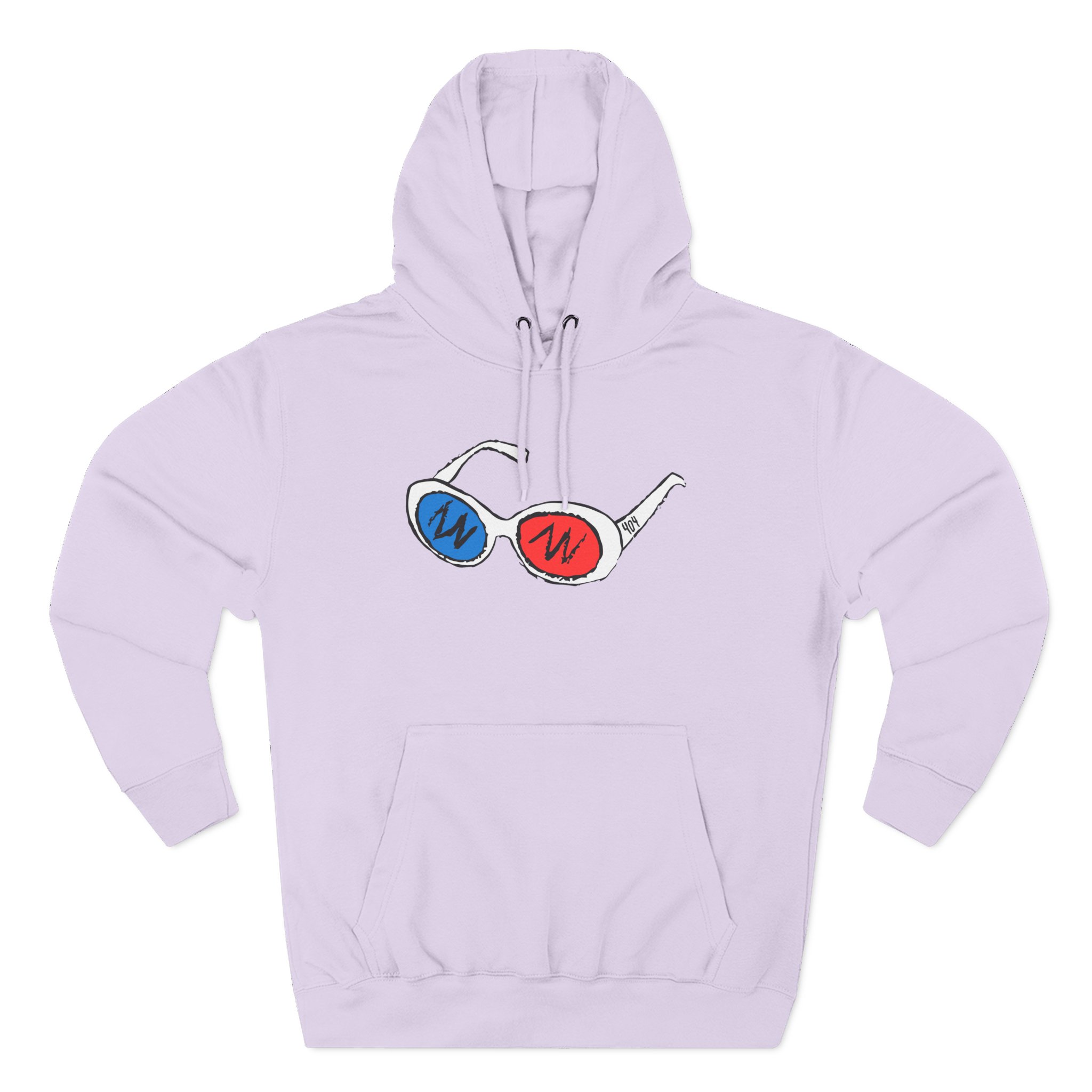 Georgenotfound 3d Goggles Three-Panel Fleece Hoodie
