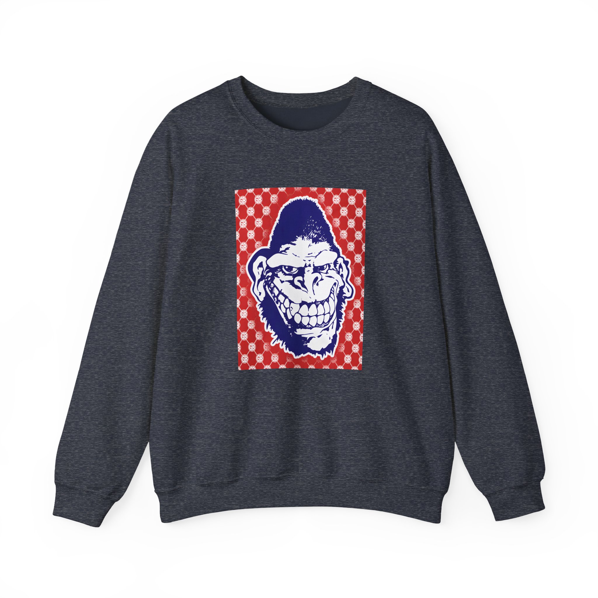 Gorilla Biscuits Gb Pattern Unisex Heavy Blendâ„¢ Crewneck Sweatshirt
