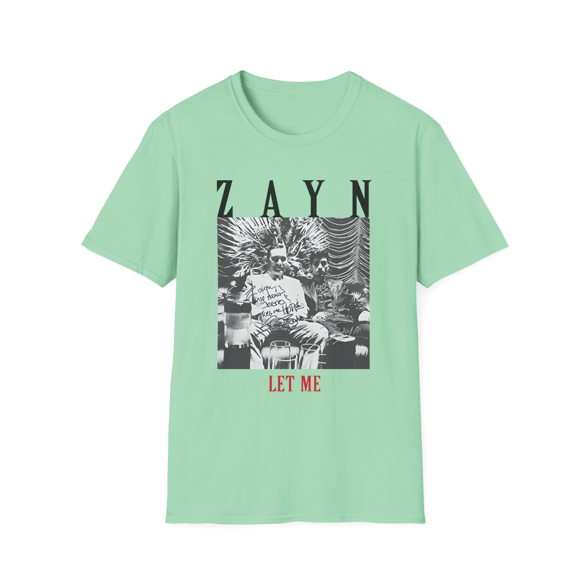 Zayn Malik Let Me Unisex Softstyle T-Shirt