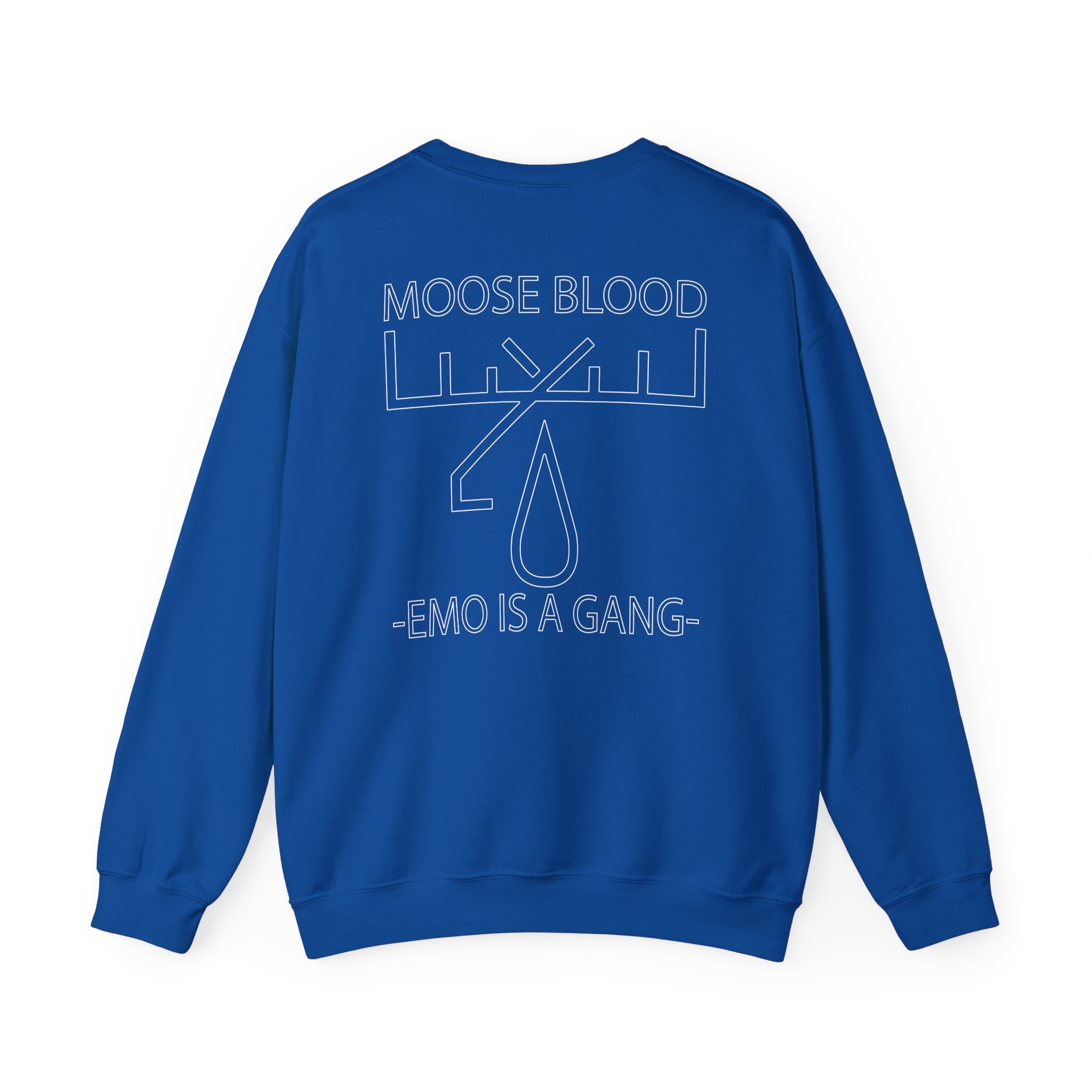 Moose Blood Emo is a Gang Unisex Heavy Blendâ„¢ Crewneck Sweatshirt