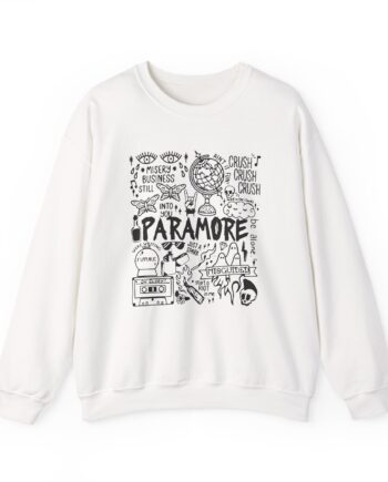Hayley Willians Camiseta Paramore Emo Rock Unisex Heavy Blend™ Crewneck Sweatshirt