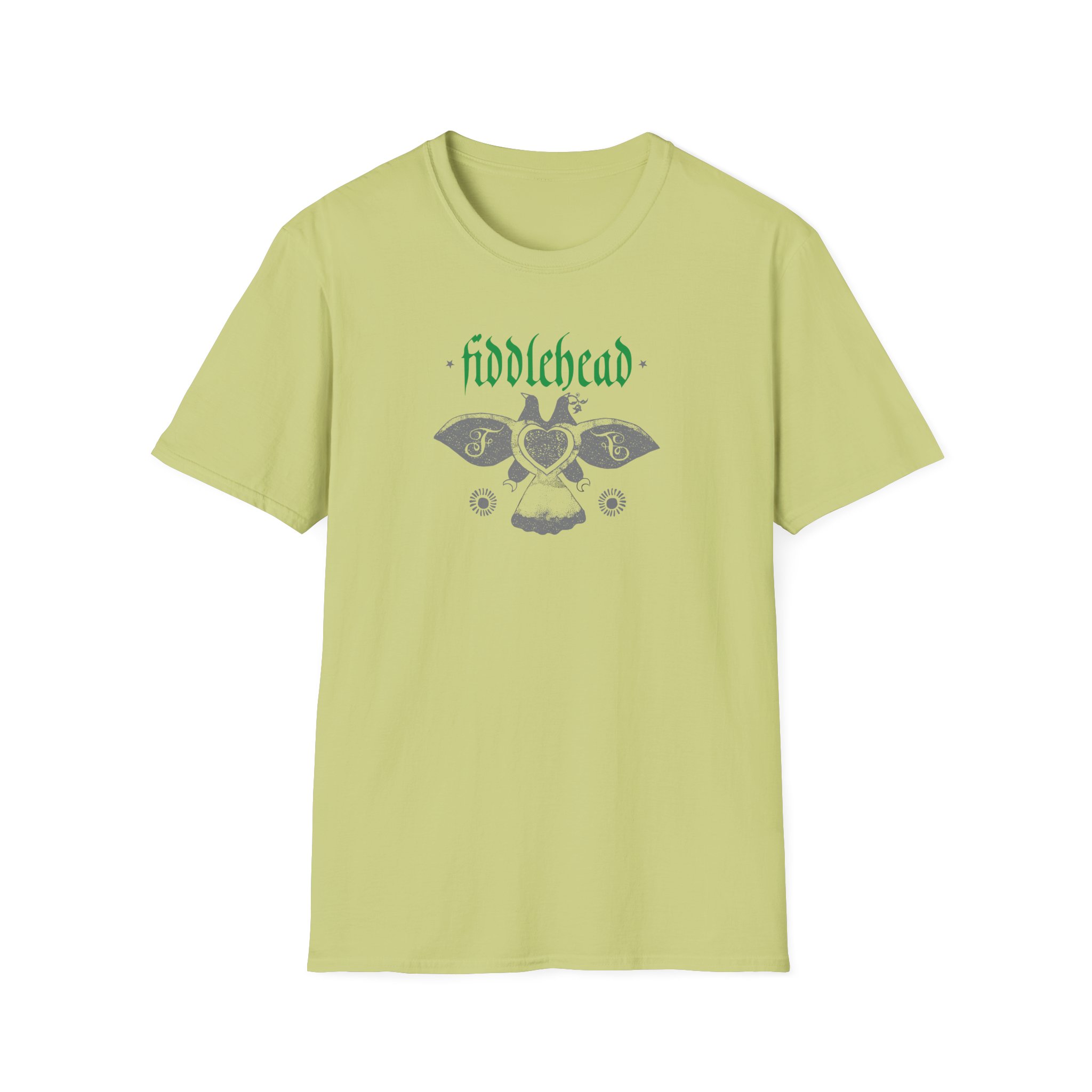 Fiddlehead Dove Unisex Softstyle T-Shirt