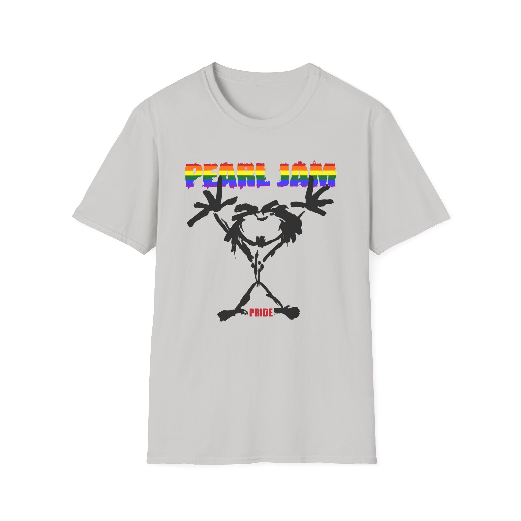 Pearl Jam Pride Stickman Unisex Softstyle T-Shirt