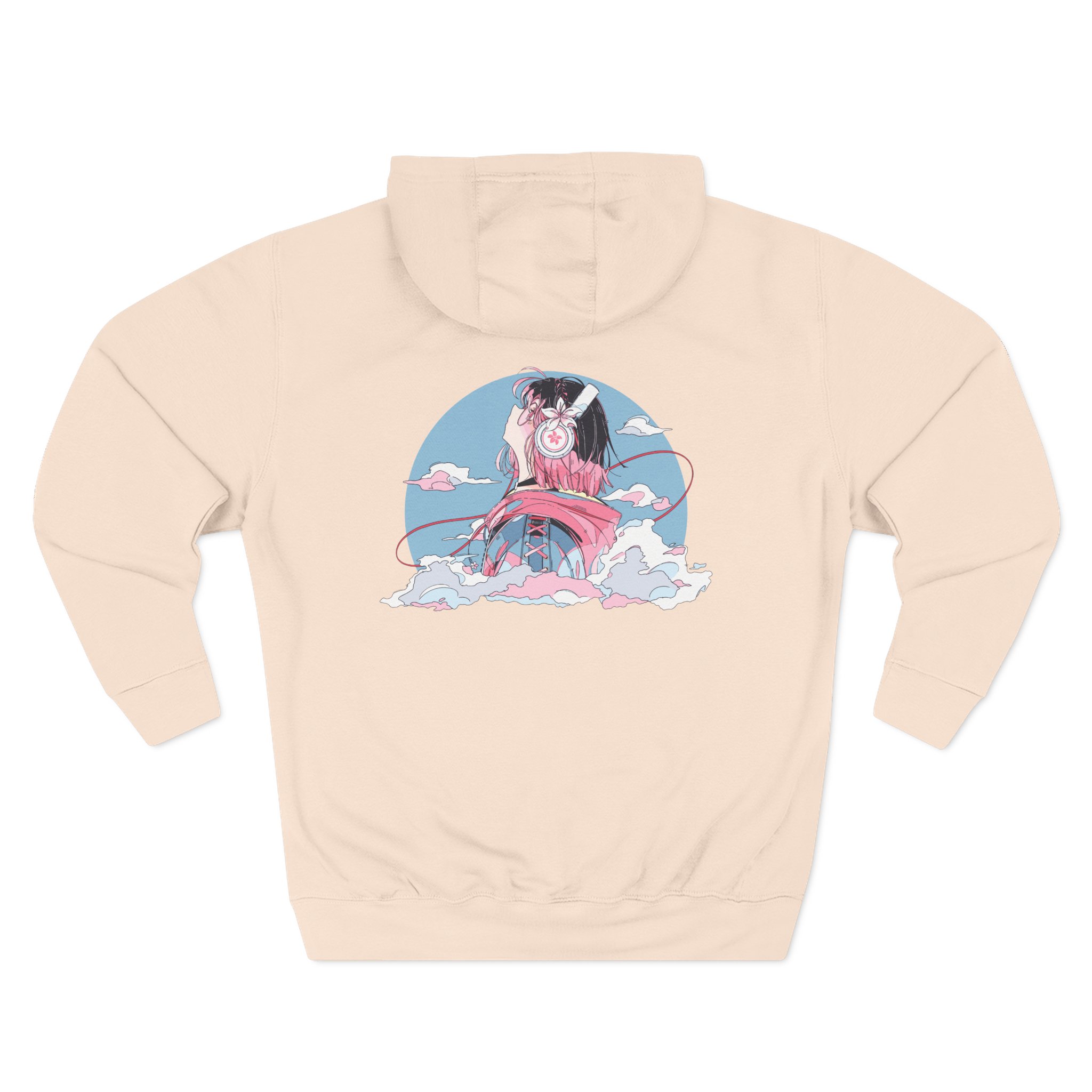 Lilypichu Comfi Beats Sky Three-Panel Fleece Hoodie