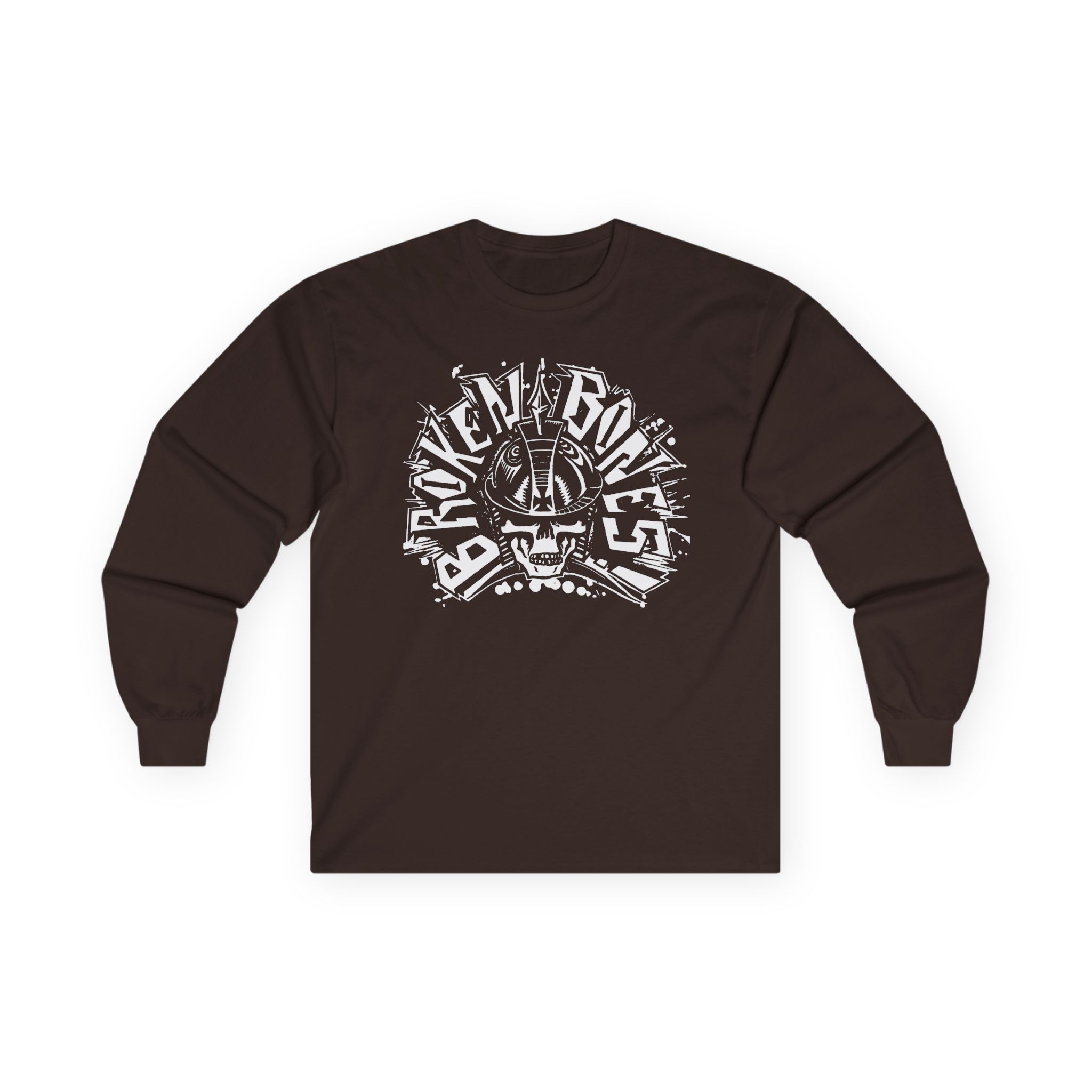 Broken Bones Skull Logo Unisex Ultra Cotton Long Sleeve Tee