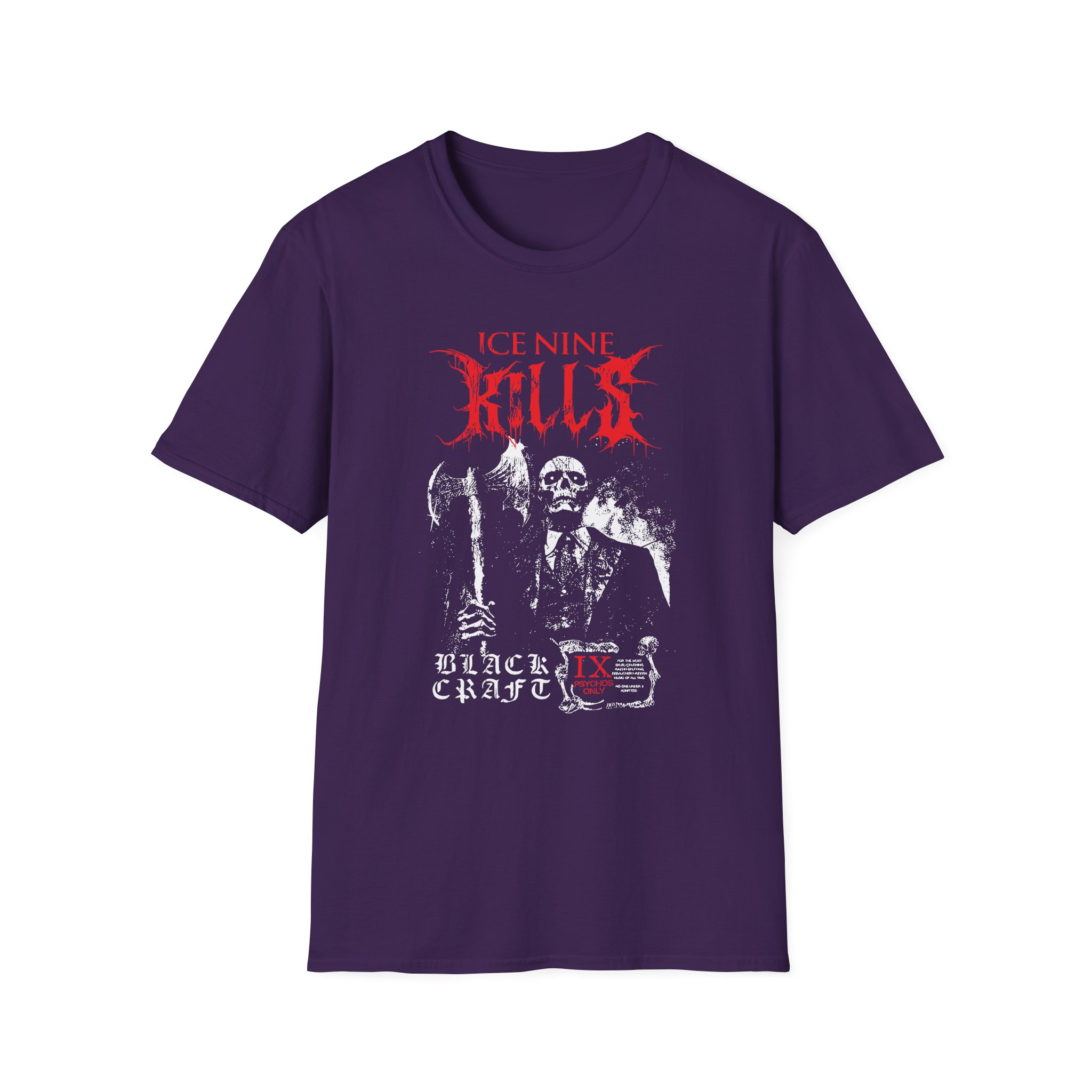 Ice Nine Kills Ink Skeleton Corpses Unisex Softstyle T-Shirt