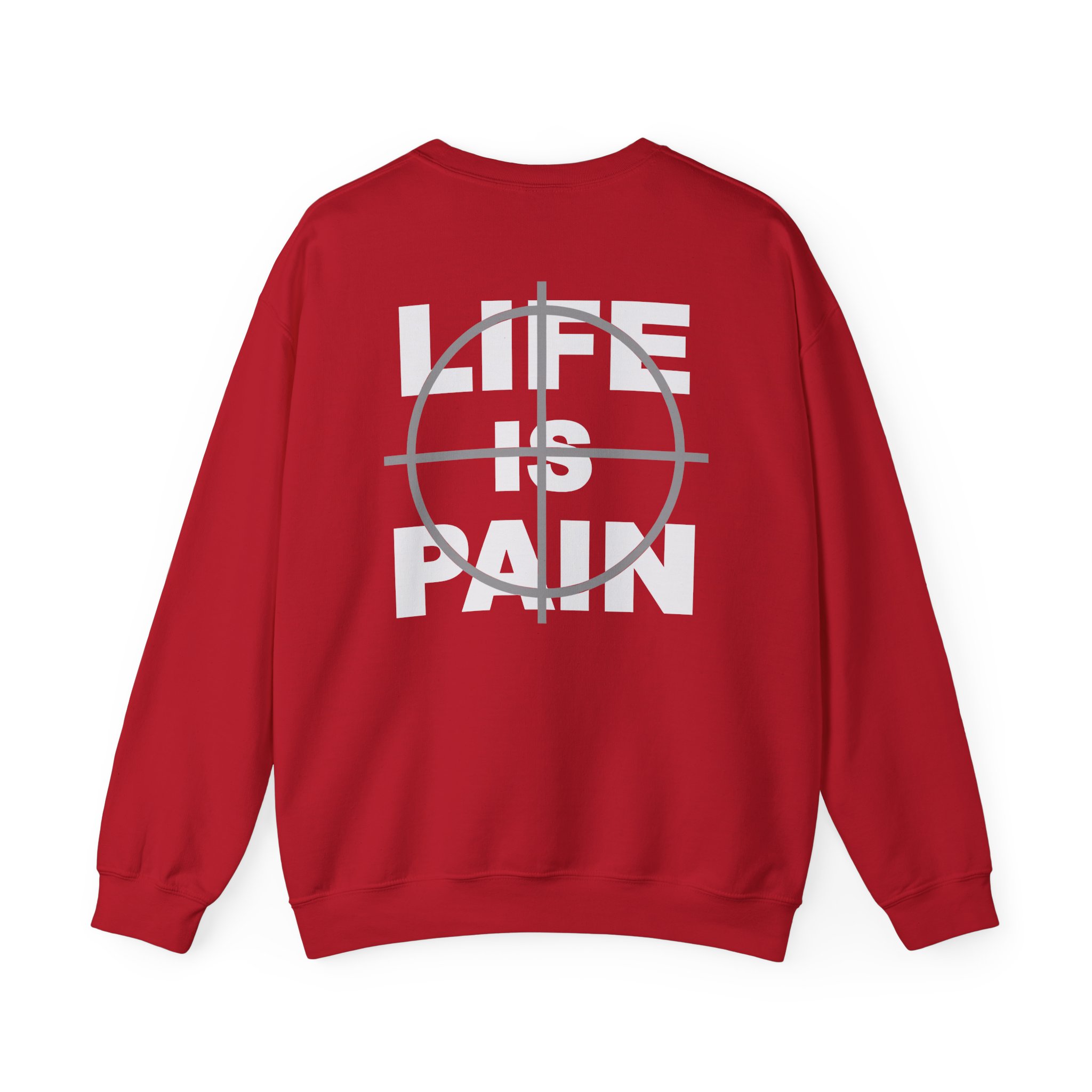 Merauder Life is Pain Unisex Heavy Blendâ„¢ Crewneck Sweatshirt