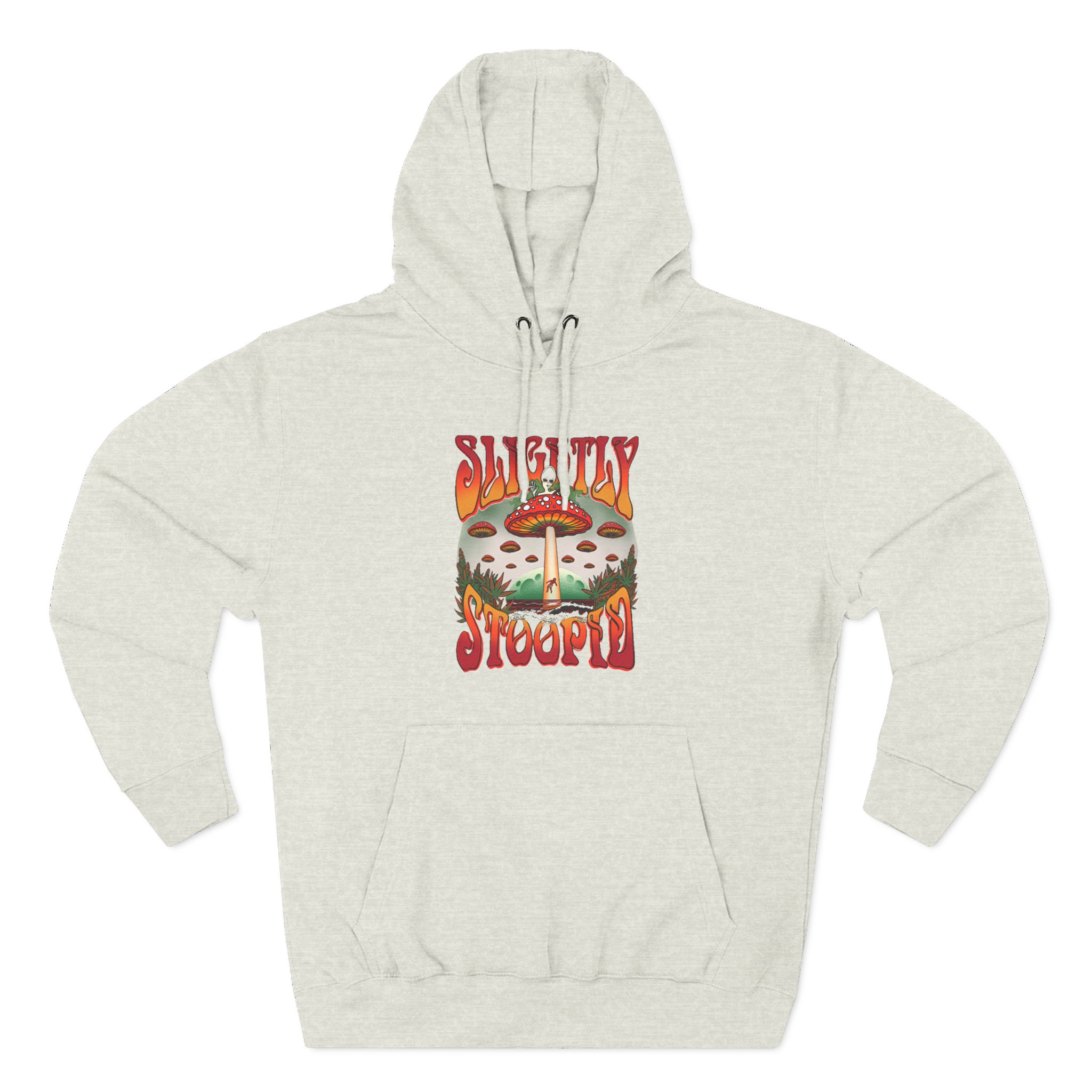 Slightly Stoopid Mushroom Ufo Three-Panel Fleece Hoodie