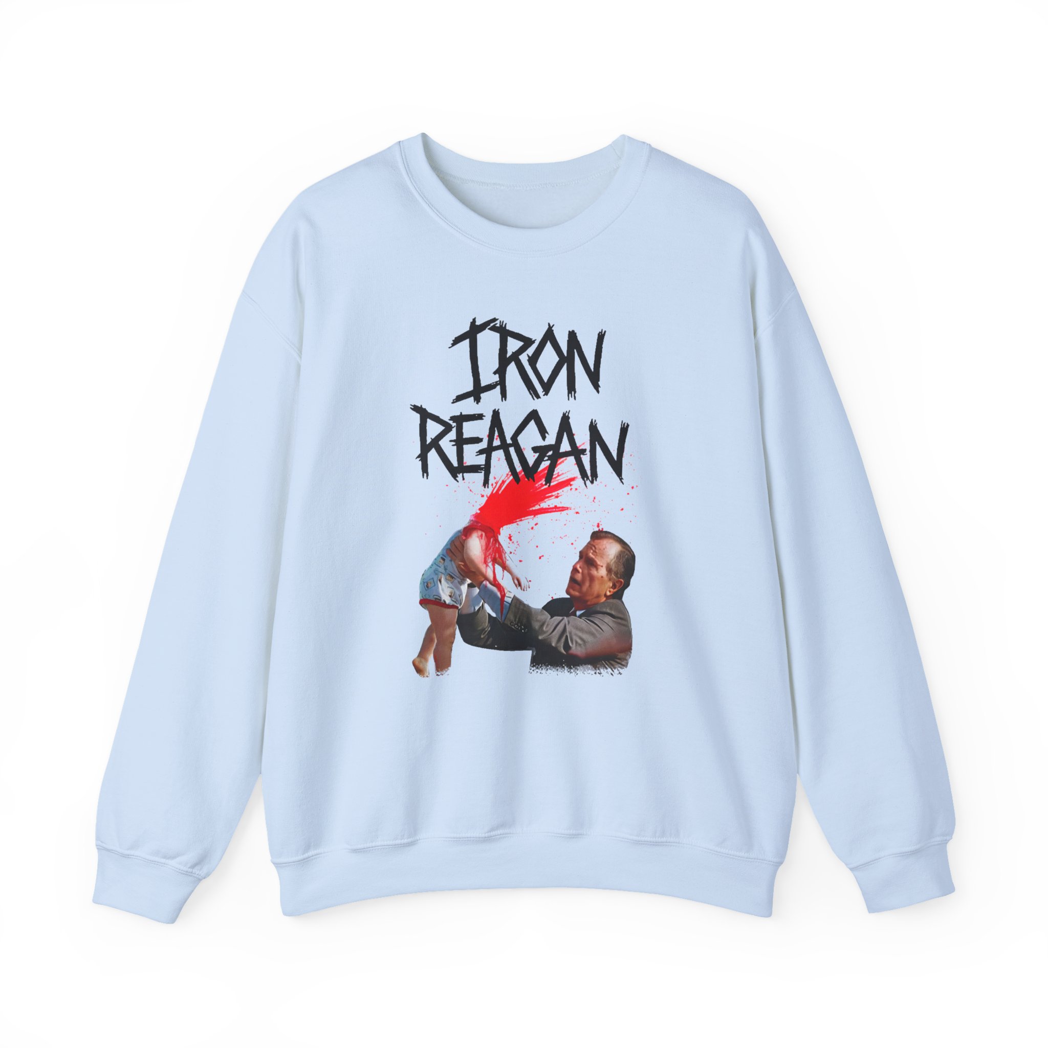Iron Reagan Asshole Bush Unisex Heavy Blendâ„¢ Crewneck Sweatshirt