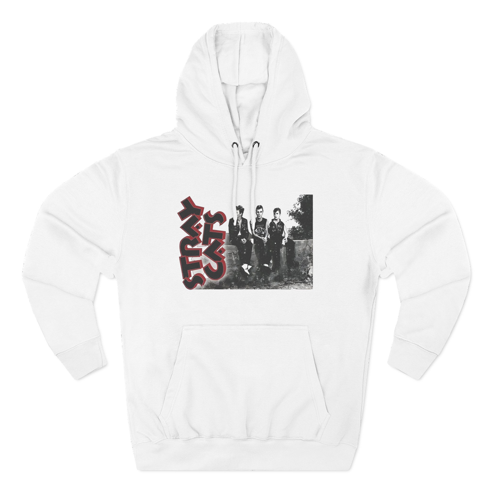 Stray Cats Three Cats Three-Panel Fleece Hoodie